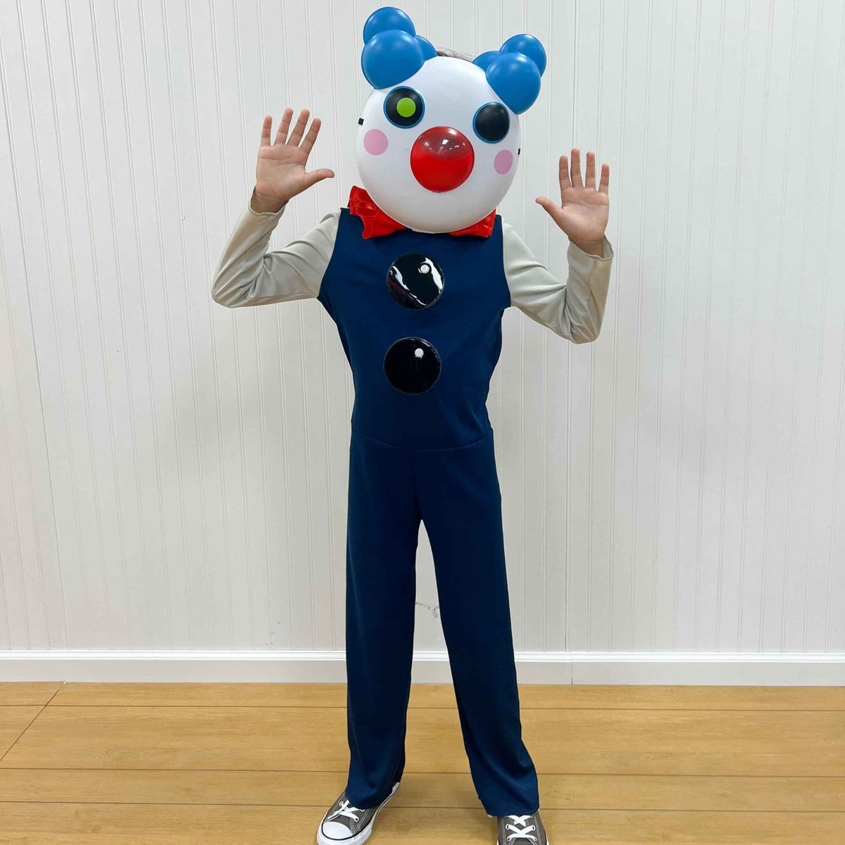 Clowny Kids Costume, Official Piggy Halloween Costume with Mask, Child Size (7-8)