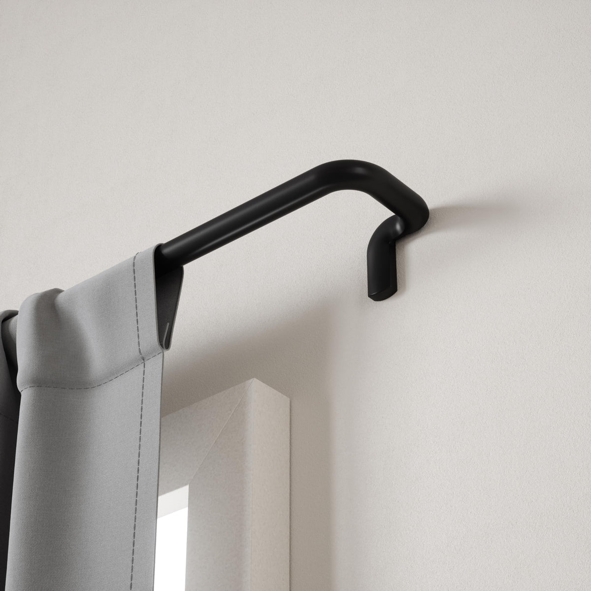 Umbra Twilight Curtain Rod Set – Wrap Around Design Ideal for Blackout or Room Darkening Panels, 30 to 84 Inches, Black 🍁 All In One Marketplace Canada