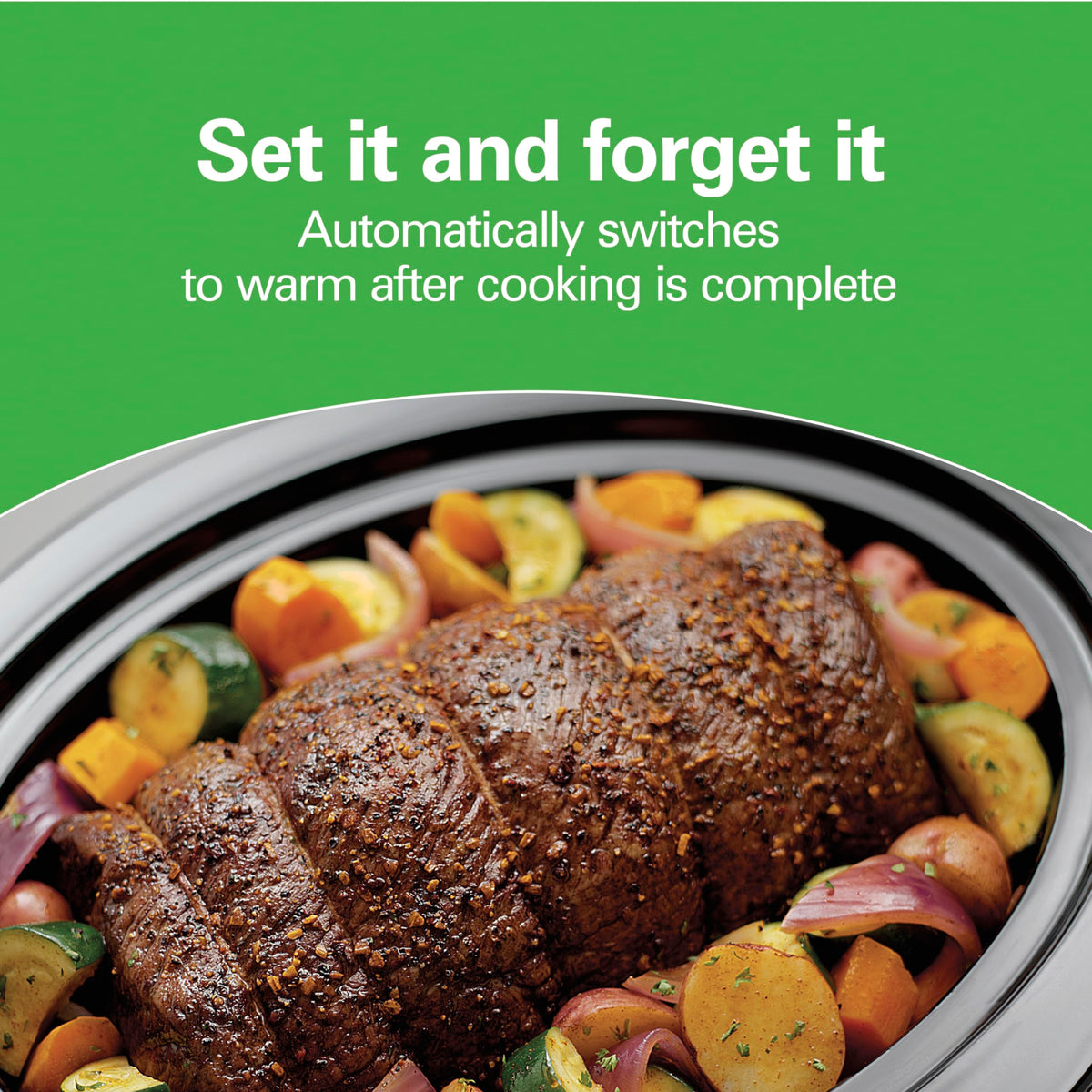 Hamilton Beach Programmable Slow Cooker, 6 Quart Capacity, Silver, 33463 🍁 All In One Marketplace Canada