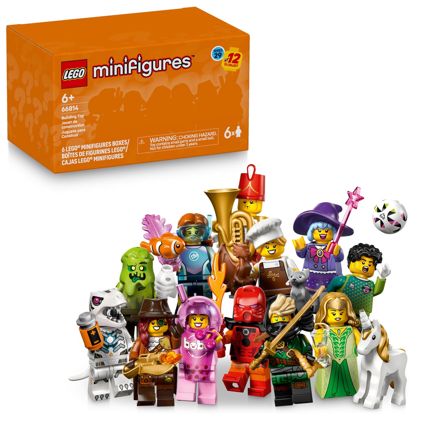 LEGO Minifigures Series 29 6 Pack - Mystery Box Multipack - Birthday Party Favors for Boys & Girls, Ages 6+ - Goodie Bag Stuffers for Kids - 66814 🍁 All In One Marketplace Canada