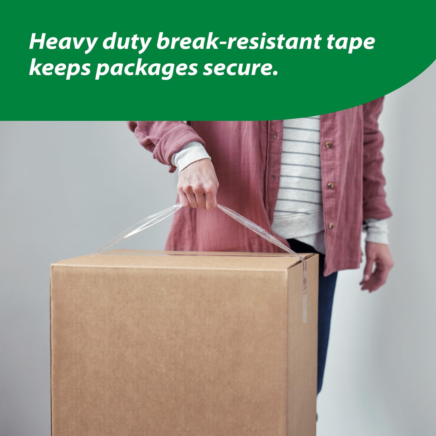 Duck Brand HD Clear High Performance Packaging Tape, 1.88-Inch x 54.6-Yard, Crystal Clear, 6-Pack (441962) 🍁 All In One Marketplace Canada