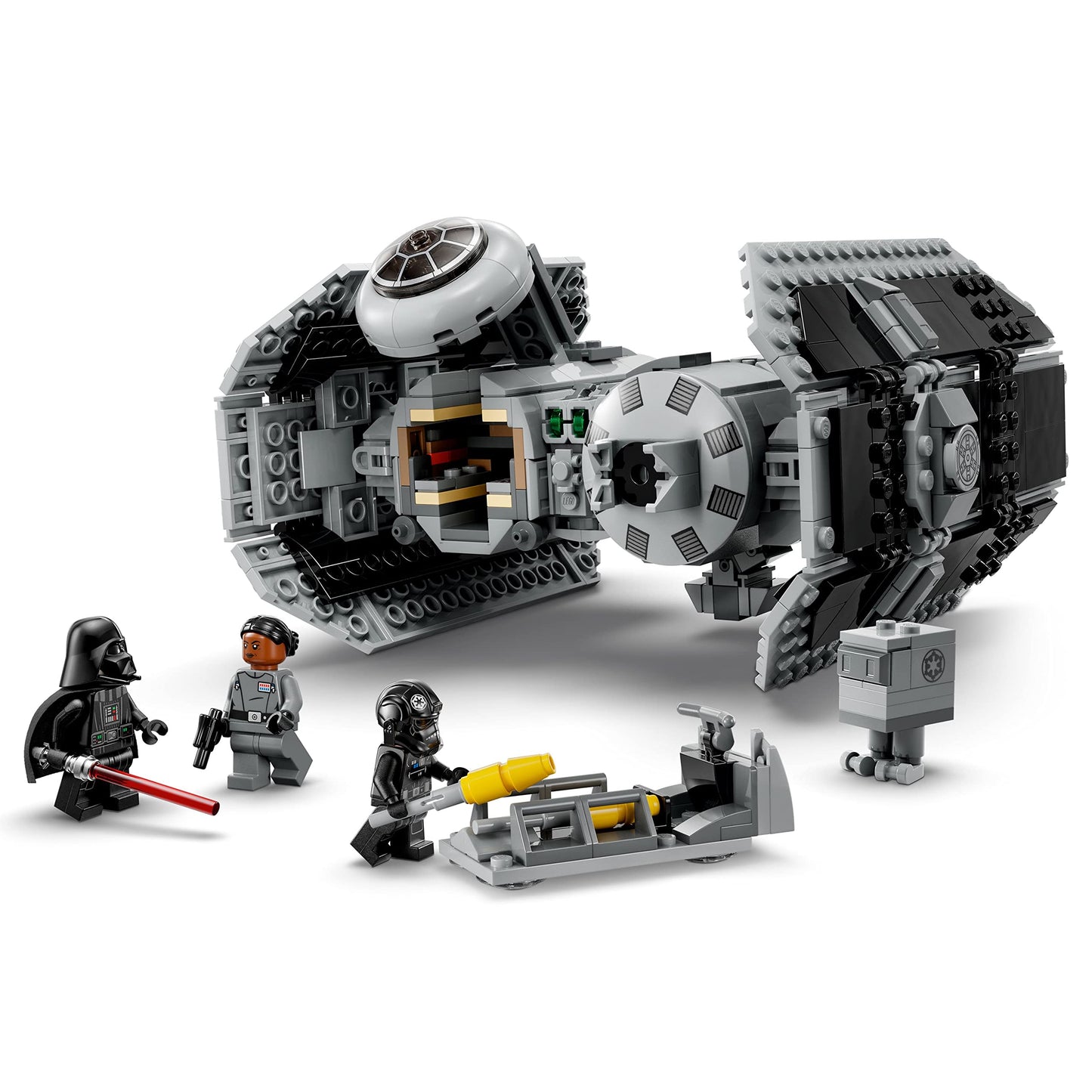 LEGO Star Wars TIE Bomber Model Building Kit, Star Wars Toy Starfighter with Gonk Droid Figure, Darth Vader Minifigure and Lightsaber, Collectible Star Wars Gift for 9 Year Olds, 75347 🍁 All In One Marketplace Canada