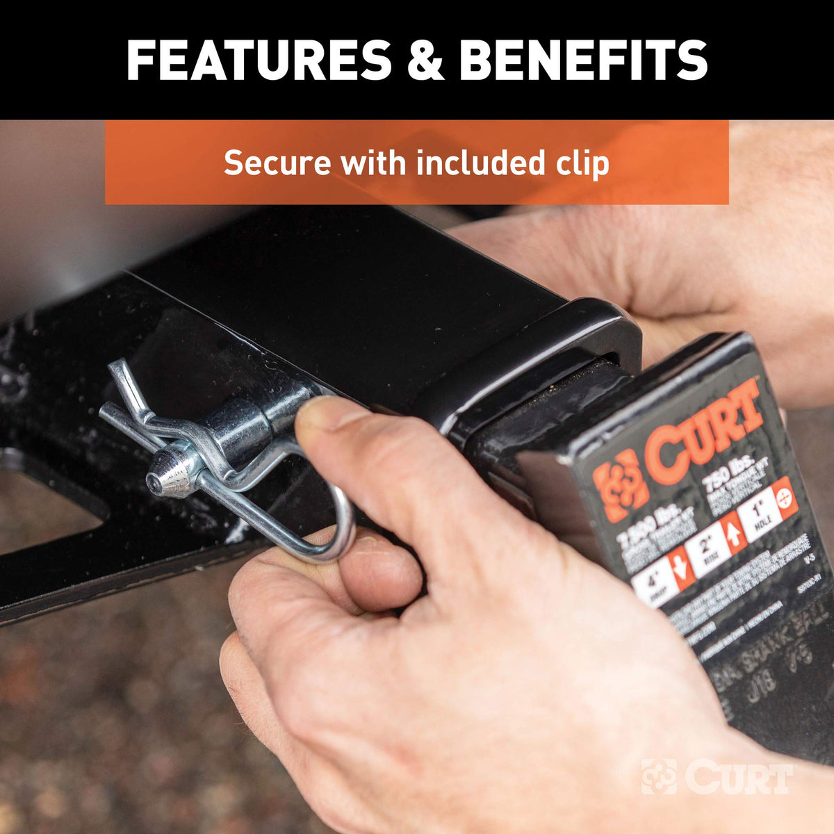 Curt Manufacturing 21580 5/8" Pin and Clip For Super Duty Ball Mount Series 🍁 All In One Marketplace Canada