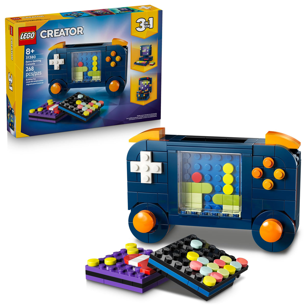 LEGO Creator 3 in 1 Retro Gaming Console Building Toy for Boys & Girls - Kids Build a Console, Mini Arcade Game, or Mini Computer - Gift Idea for Gaming Fans, Ages 8+ - 31380 🍁 All In One Marketplace Canada