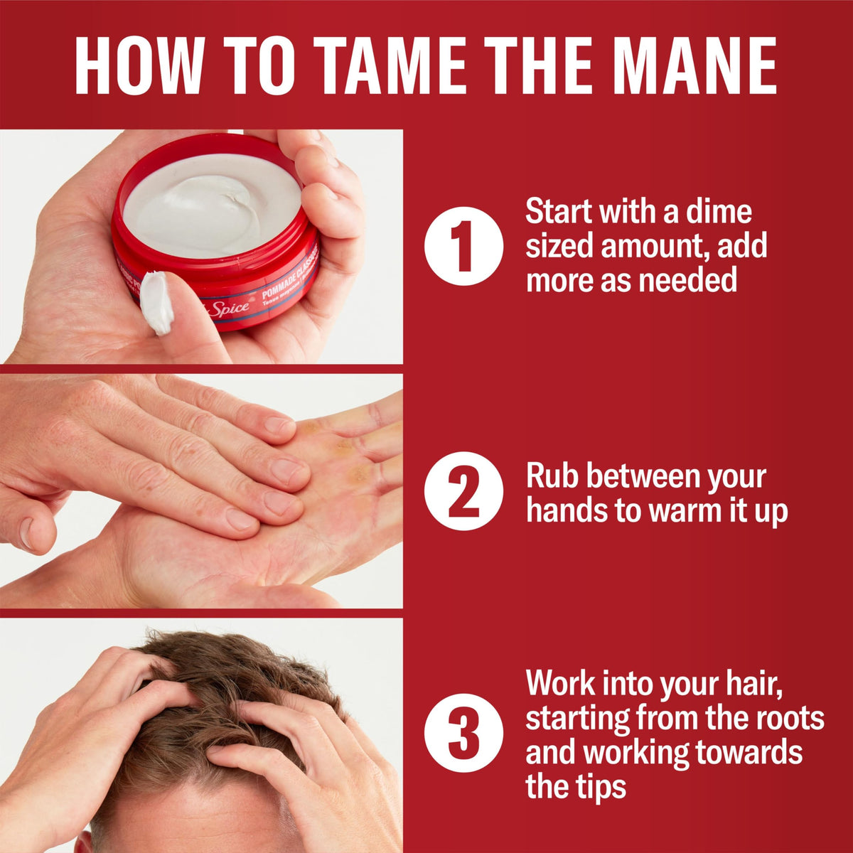 Old Spice Hair Styling Pomade for Men, Medium Hold No Shine, 126 g Total (2 Count of 63 g Each) 🍁 All In One Marketplace Canada