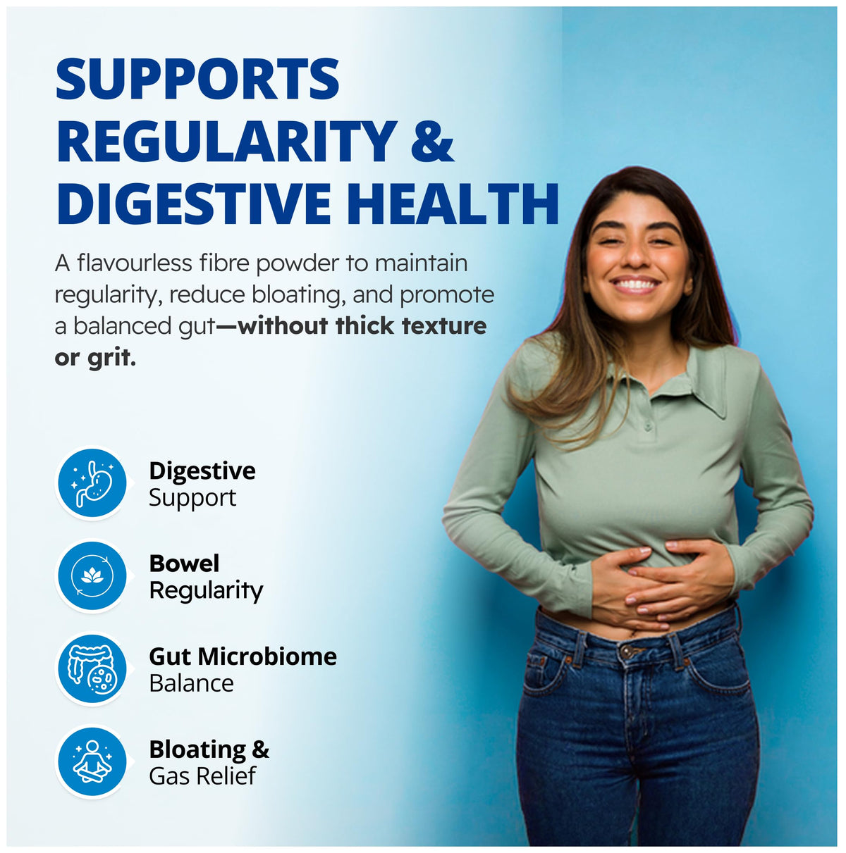 CanPrev Organic Fibre Feel Powder 325g, 65 Servings, Unflavoured & Easy to Mix, Promotes Digestive Wellness & Regularity, Quick-Dissolving & Gentle, Natural Ingredients, Perfect for Smoothies & Shakes 🍁 All In One Marketplace Canada