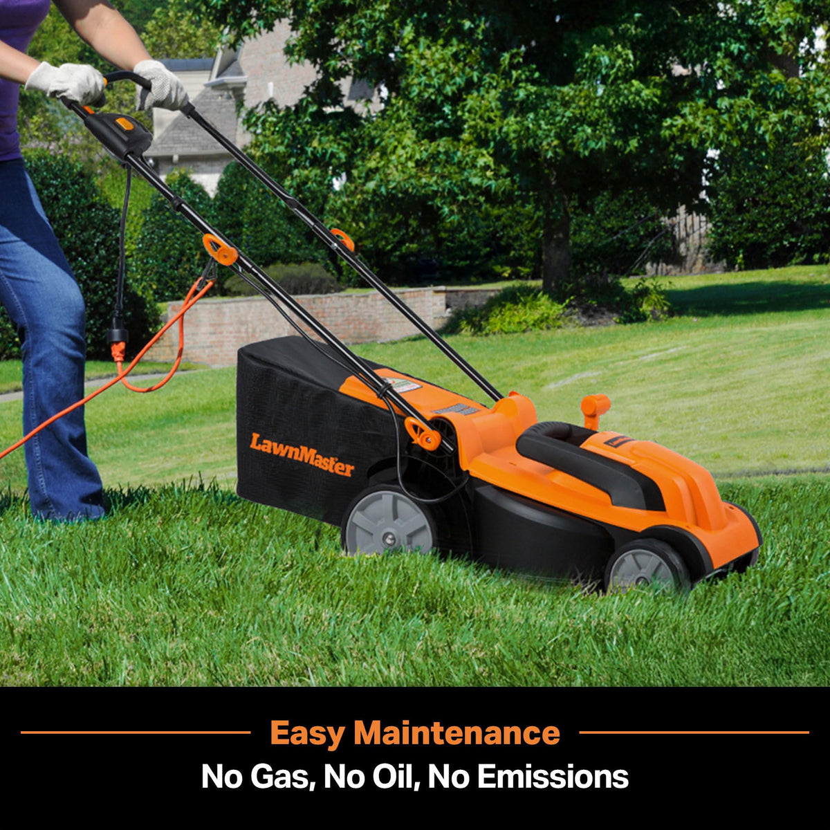 LawnMaster MEB1114K Electric Corded Lawn Mower 15-Inch 11AMP 🍁 All In One Marketplace Canada