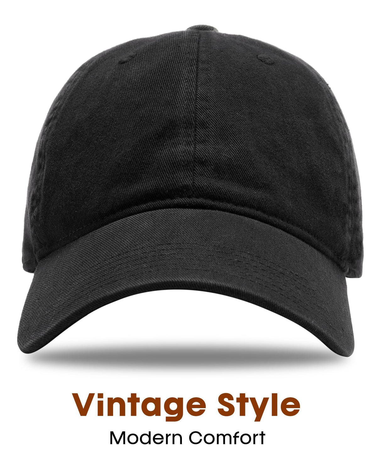 FURTALK Cotton Low Profile Baseball Cap Hat for Men Women Adjustable Dad Hat Four Seasons Classic Black 🍁 All In One Marketplace Canada