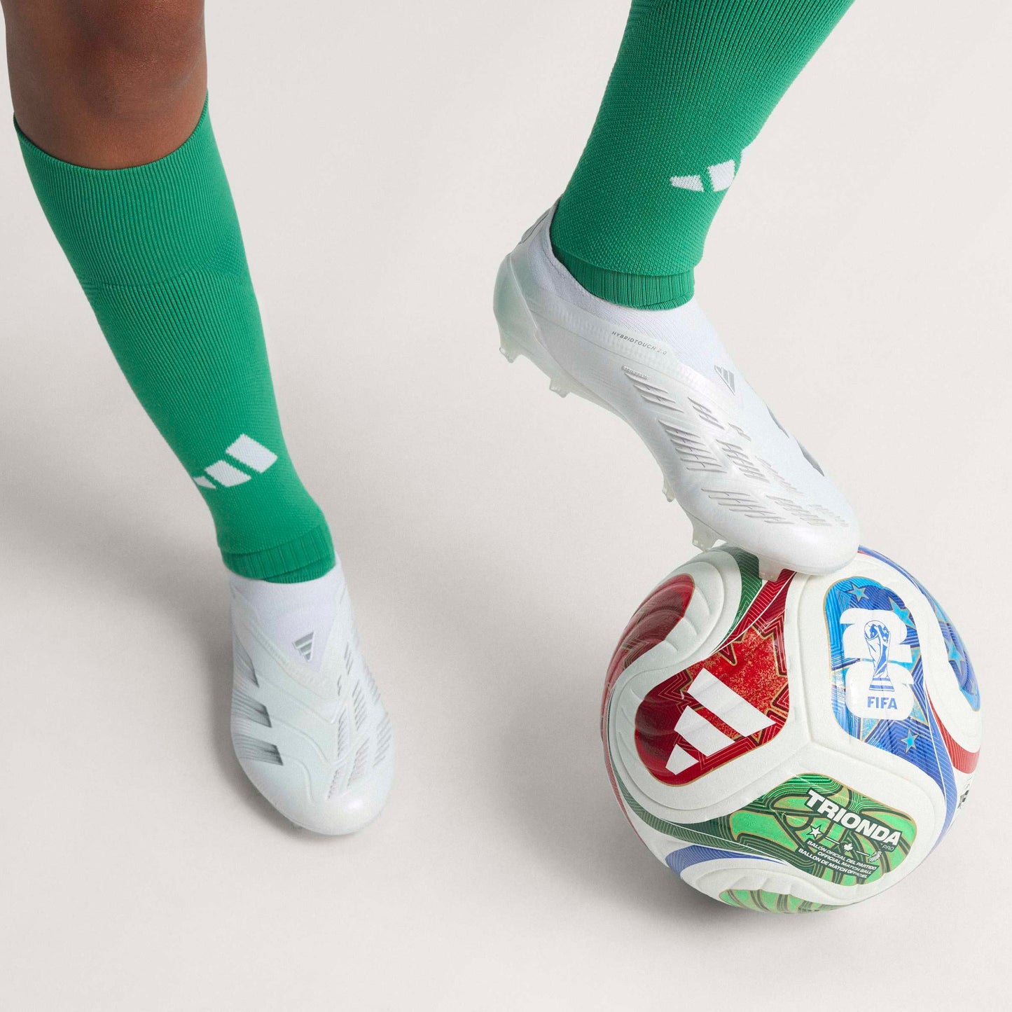 Adidas Unisex-Adult World Cup Pro Soccer Ball, White/Solar Blue/Red/Flash Lime, 5 🍁 All In One Marketplace Canada