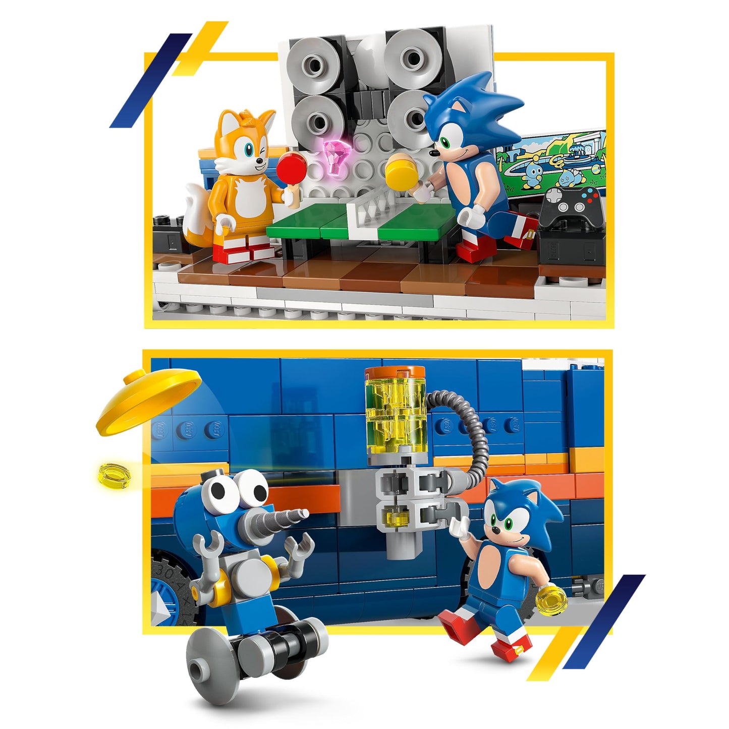 LEGO Sonic The Hedgehog Team Sonic Command Truck Building Toy - Pretend Play Vehicle W/5 Figures for Boys & Girls, Ages 8+ - Toy Building Blocks for Kids - Gift Idea for Birthdays - 77006 🍁 All In One Marketplace Canada