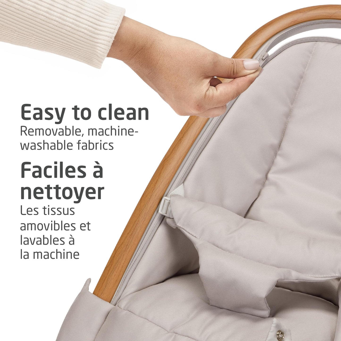 Maxi-Cosi 2-in-1 Kori Rocker, folds flat, travel, washable fabrics, Sand Horizon 🍁 All In One Marketplace Canada
