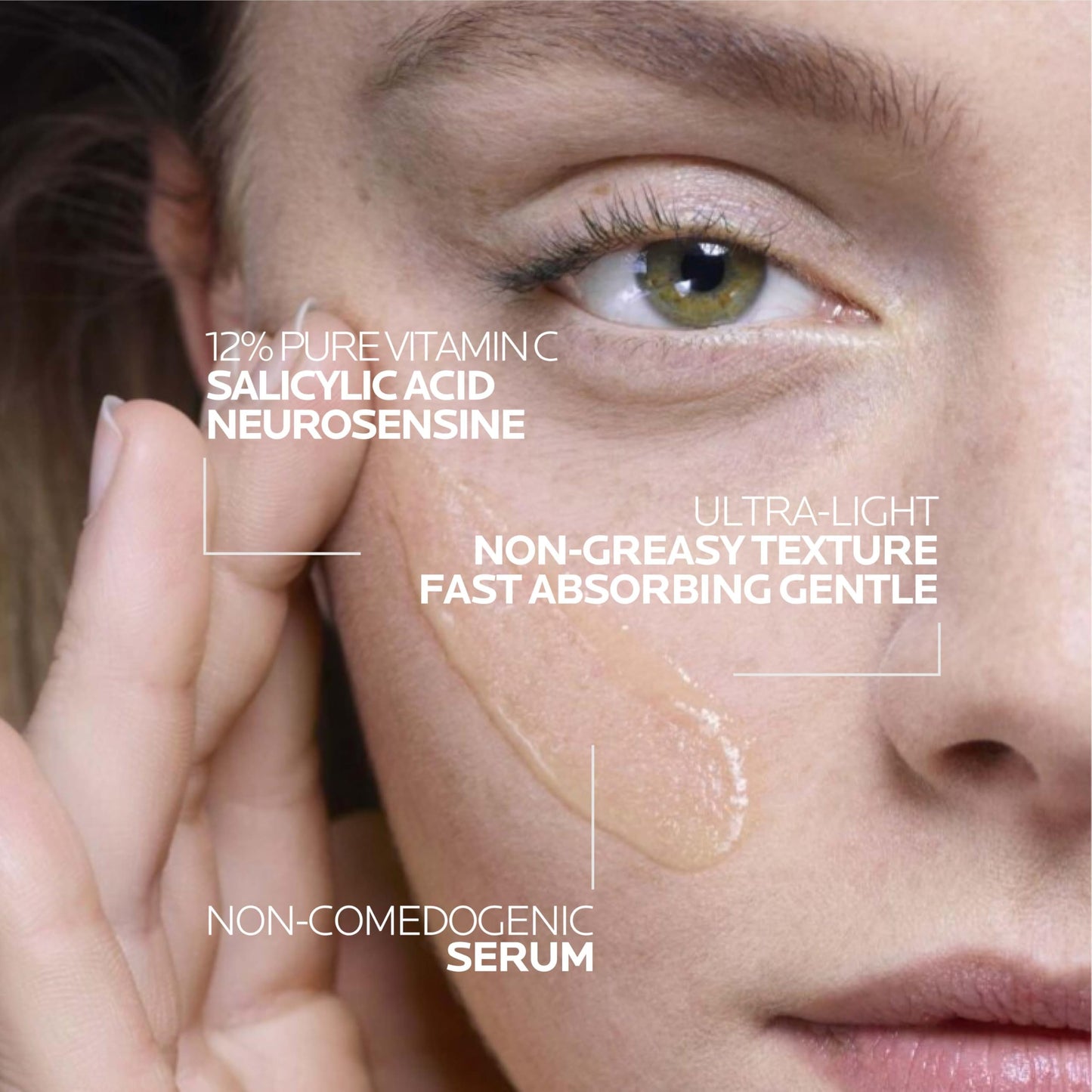 La Roche-Posay Vitamin C Serum, 12% Pure Vitamin C Anti-Aging and Illuminating Facial Serum to Help Reduce the Look of Fine Lines, Improve Skin Radiance & Texture, Suitable for Sensitive Skin 30mL 🍁 All In One Marketplace Canada