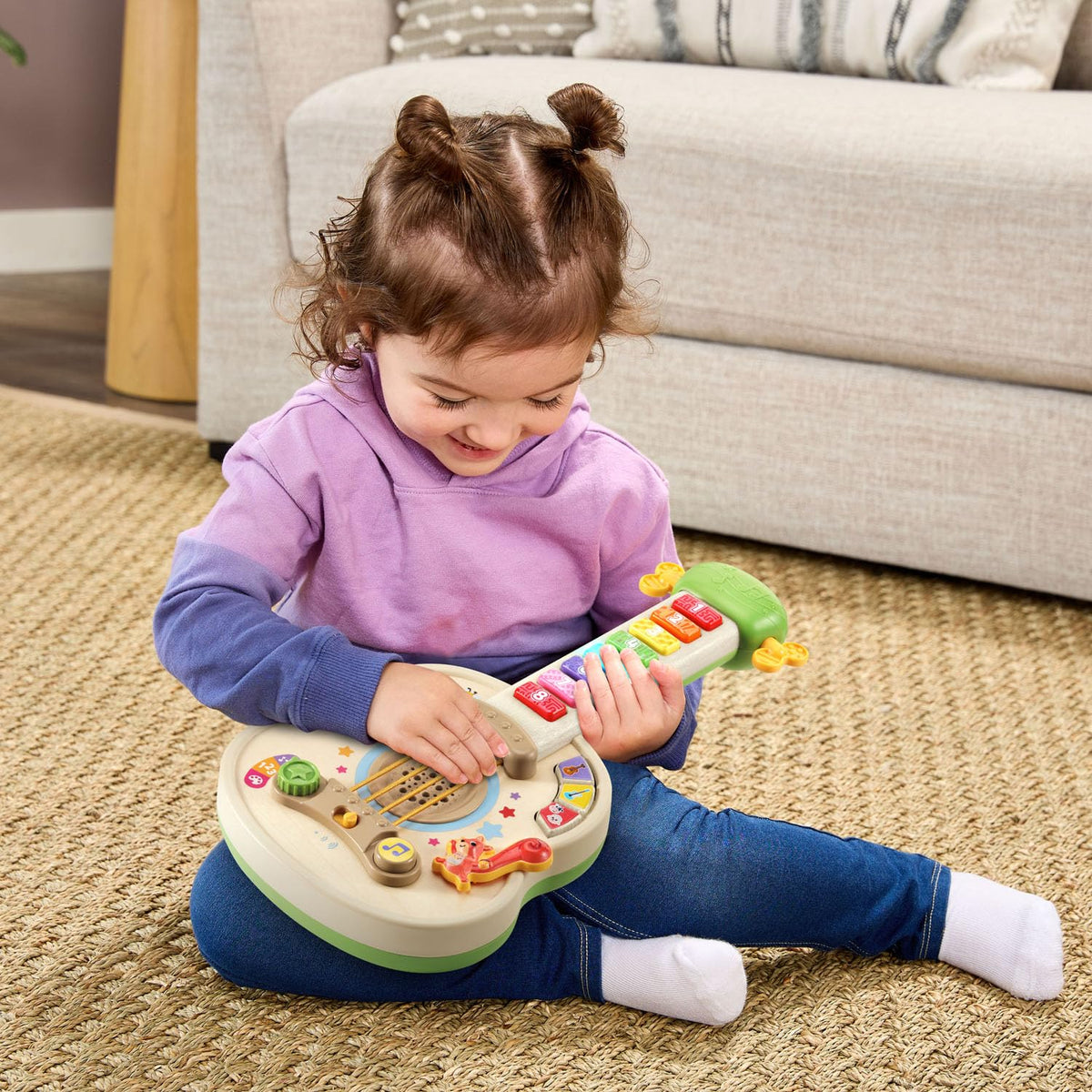 LeapFrog Strum & Count Wooden Guitar (English Version) 🍁 All In One Marketplace Canada