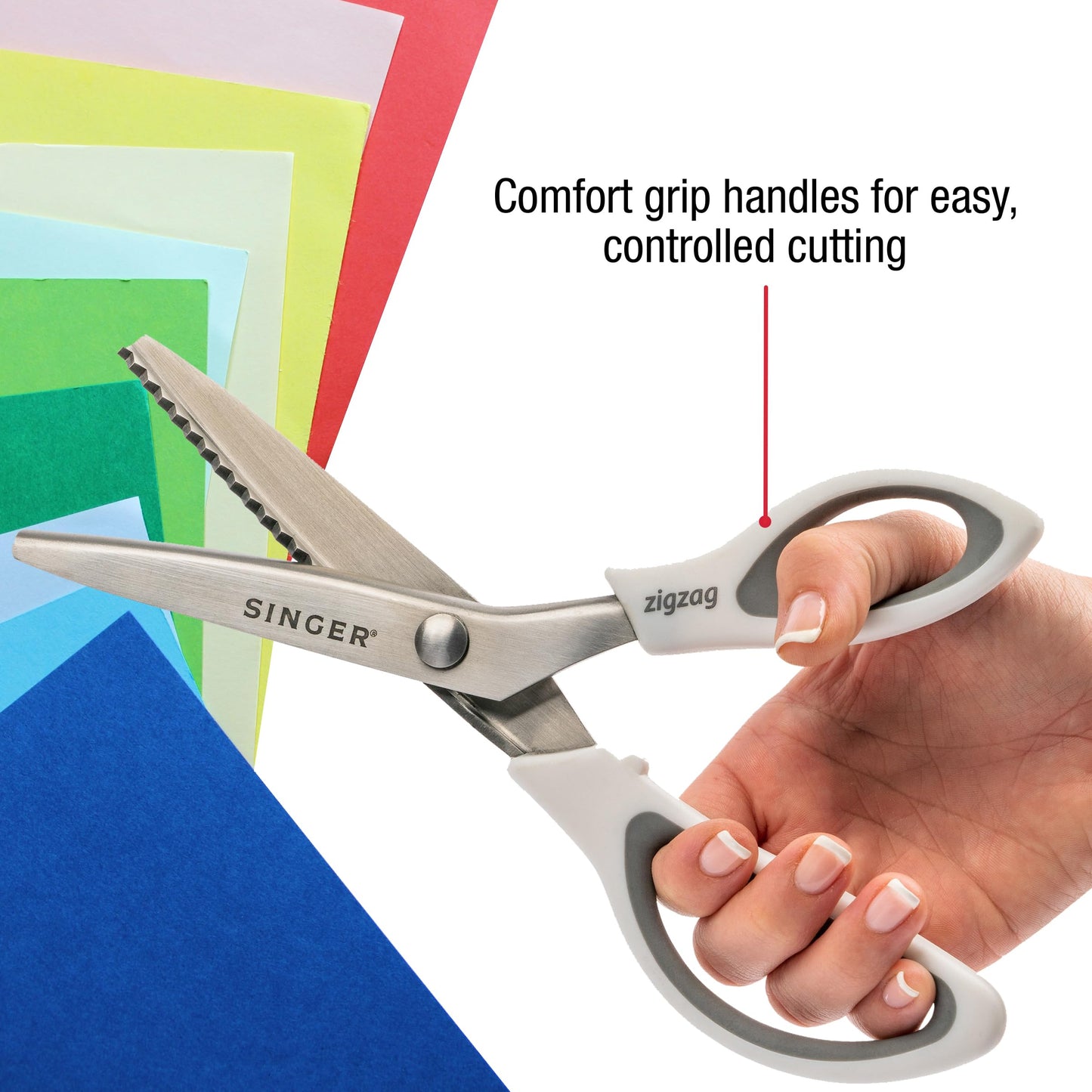 SINGER ProSeries™ 9" Pinking Shears, Stainless Steel No-Fray Zigzag Edge 🍁 All In One Marketplace Canada