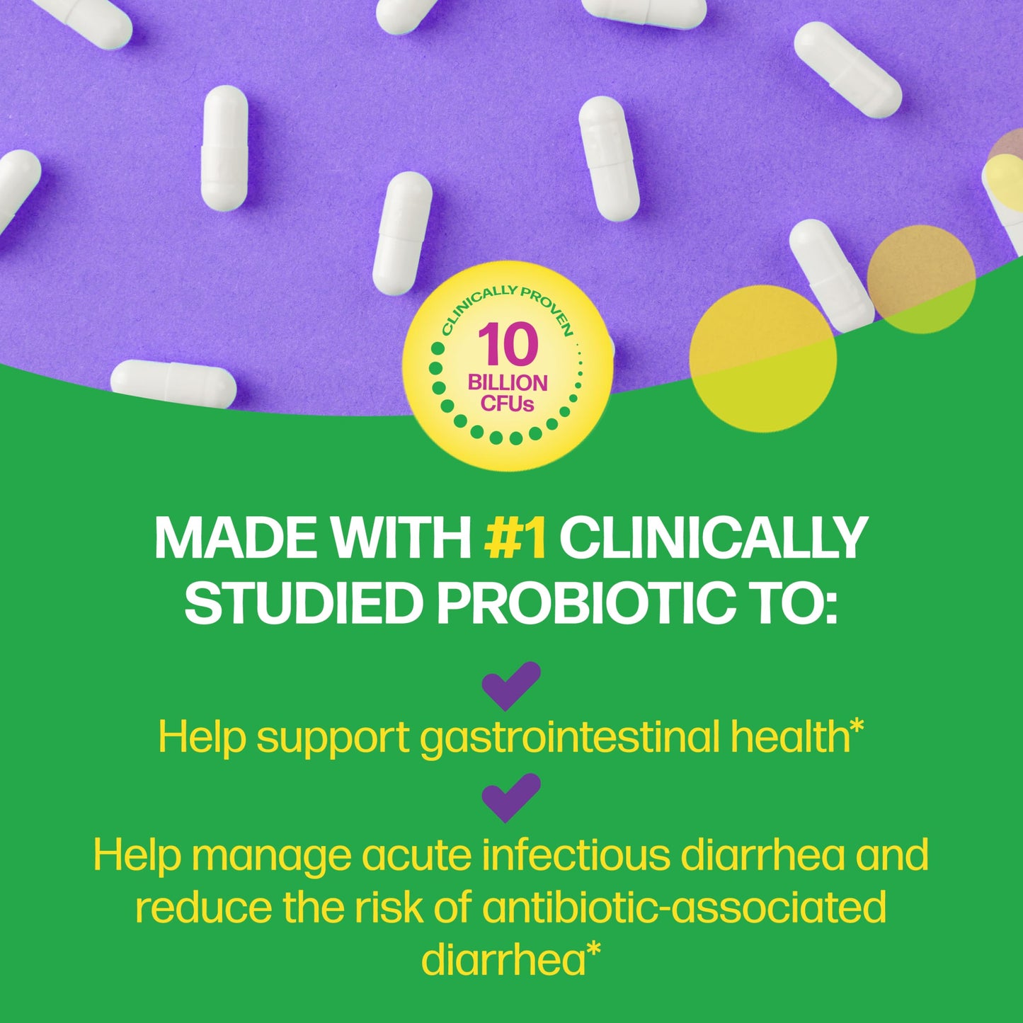 Culturelle Daily Digestive Health Daily Probiotic for Men and Women, With 100% Naturally Sourced Lactobacillus GG Strain, Pharmacist Recommended Gluten Free and Vegan, 50 Count Capsules (Pack of 1) 🍁 All In One Marketplace Canada