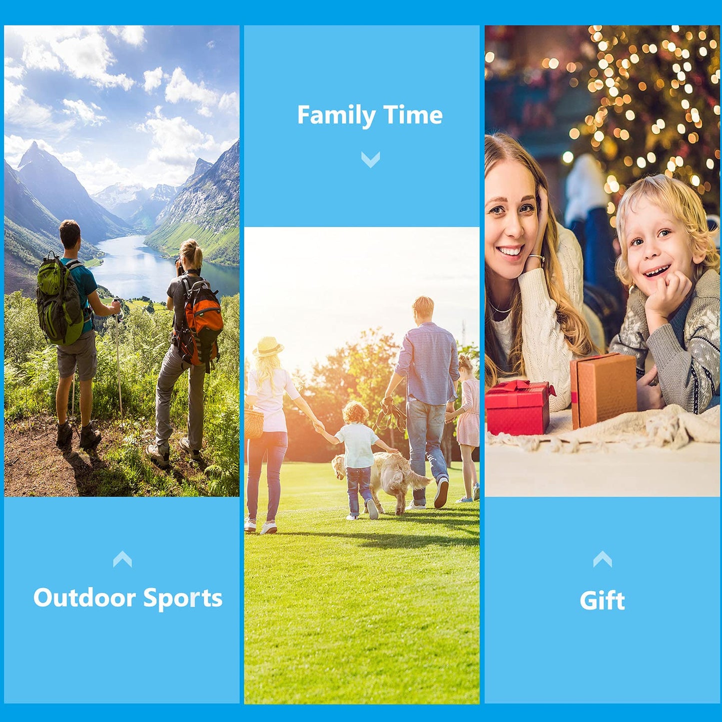 NXGKET Walkie Talkies for Kids Adults, Rechargeable Long Range Walky Talky 2 Way Radios 22 Channels with 1200mAh Li-ion Battery USB-C Cable for Family Outdoors Camping Hiking Toys Gift 4 Pack 🍁 All In One Marketplace Canada