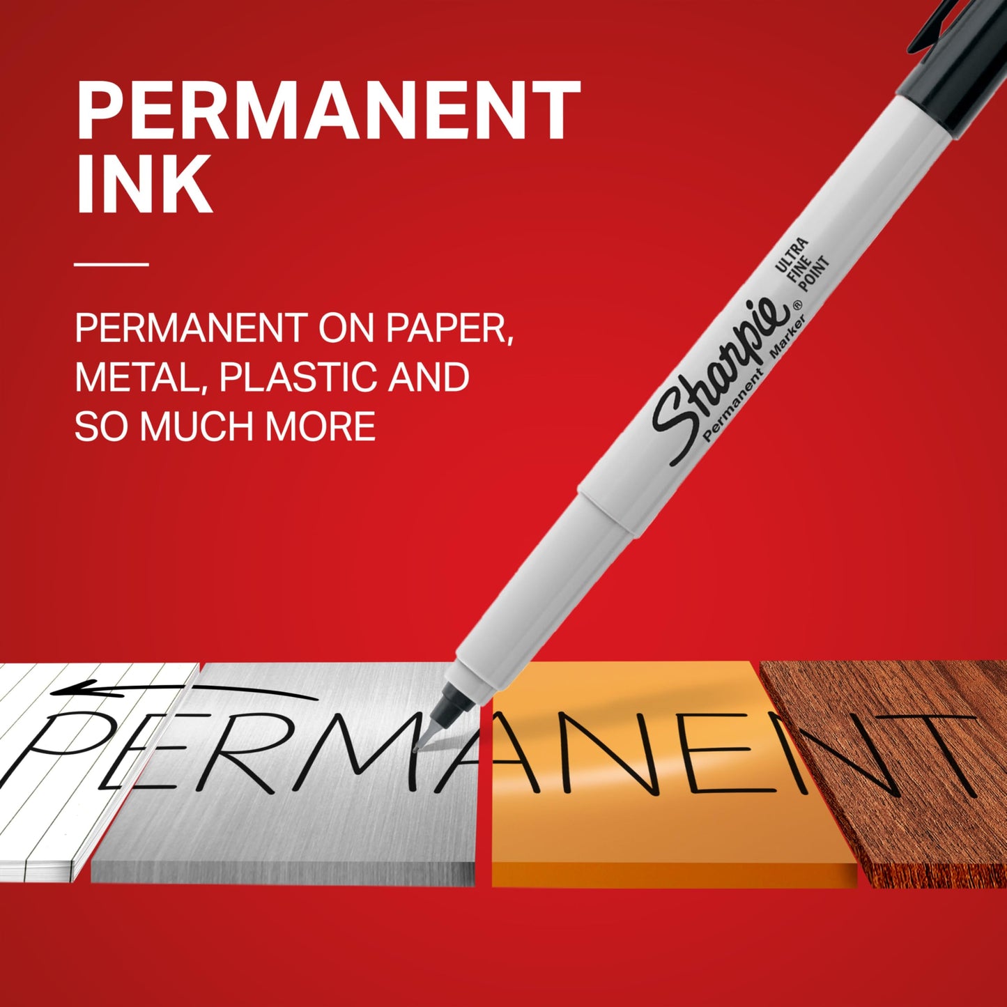 Sharpie Permanent Markers, Ultra Fine Point, Black, 12 Count 🍁 All In One Marketplace Canada
