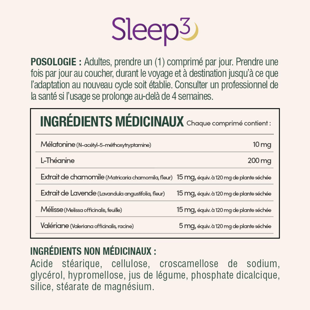 NATURE'S BOUNTY Sleep 3, Triplayer Technology, Melatonin, L-Theanine & Herbal Blend, 50 g 🍁 All In One Marketplace Canada