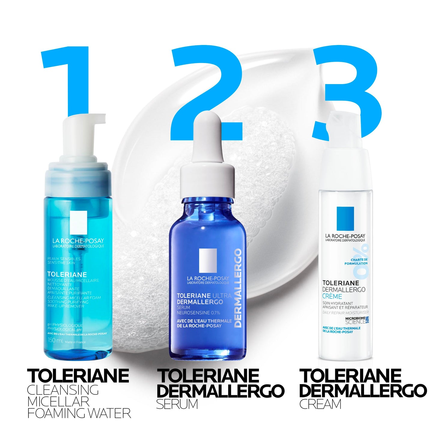 La Roche Posay Gentle Face Wash, Toleriane Micellar Foaming Water, Gently Cleanses and Purifies Skin, Formulated with Glycerin, Alcohol-Free, Recommended by Dermatologists, 150ml 🍁 All In One Marketplace Canada