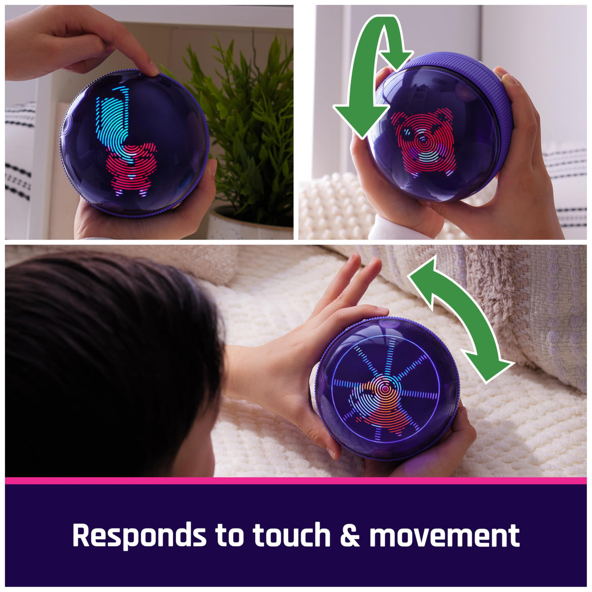 BITZEE, Hamster Ball Interactive Toy Hamster with Over 20 Hamsters Inside, Rolls & Reacts to Touch, Digital Pet Girls Toys & Boys Toys for Ages 5 and up 🍁 All In One Marketplace Canada