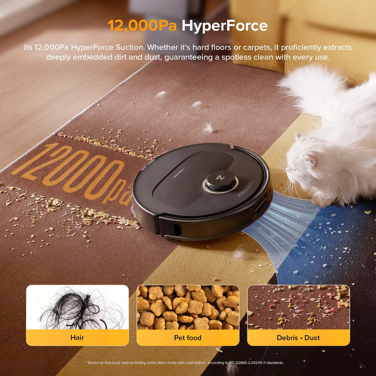 roborock Qrevo S5V Robot Vacuum and Mop, FlexiArm Edge Mopping, 12,000Pa Suction, Smart Obstacle Avoidance, Dual Anti-Tangle Brushes, 10mm Mop Lifting, Auto Mop Washing&Drying, Self-Emptying&Refilling 🍁 All In One Marketplace Canada