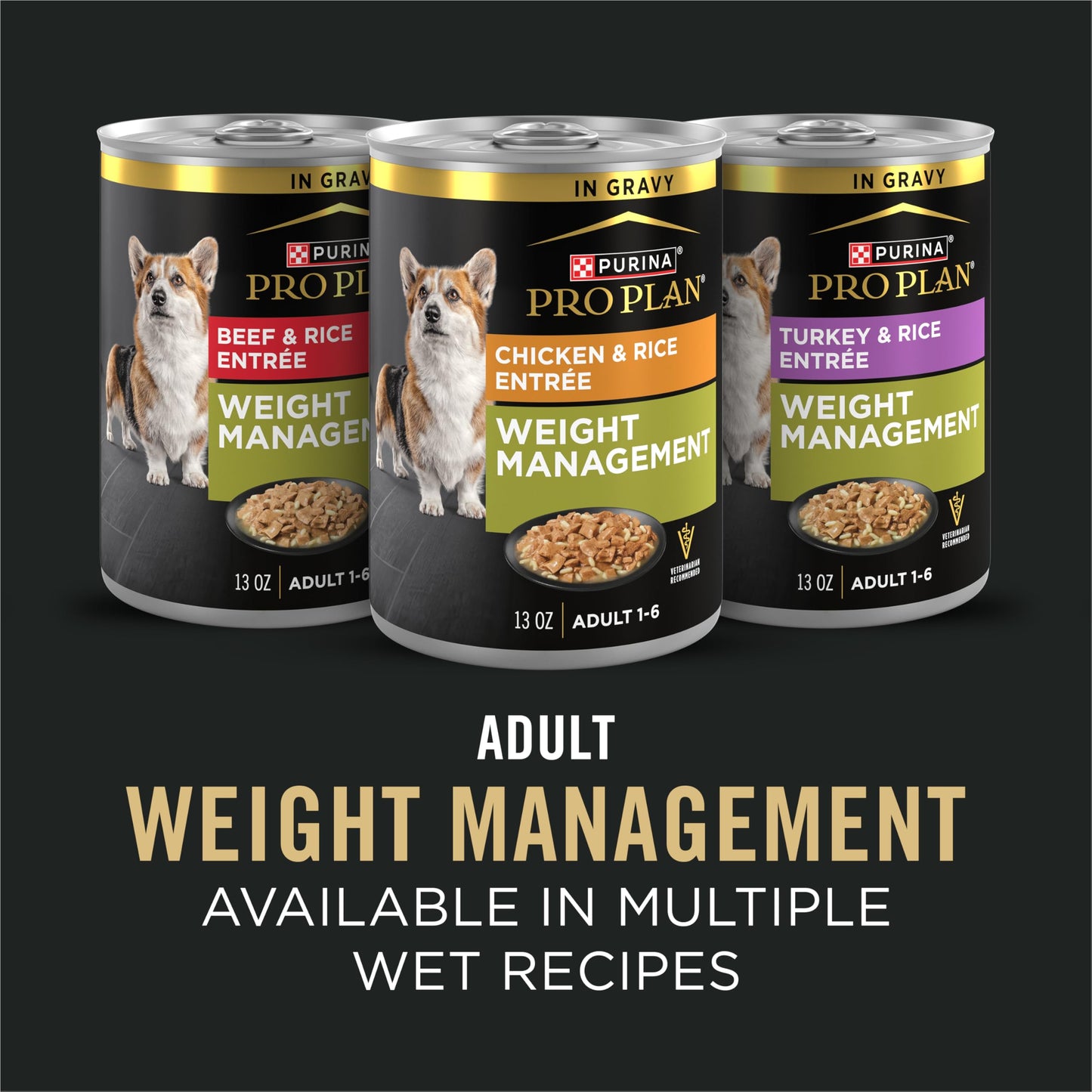 Purina Pro Plan Weight Management Dry Dog Food, Shredded Blend Chicken - 15.4 kg Bag 🍁 All In One Marketplace Canada