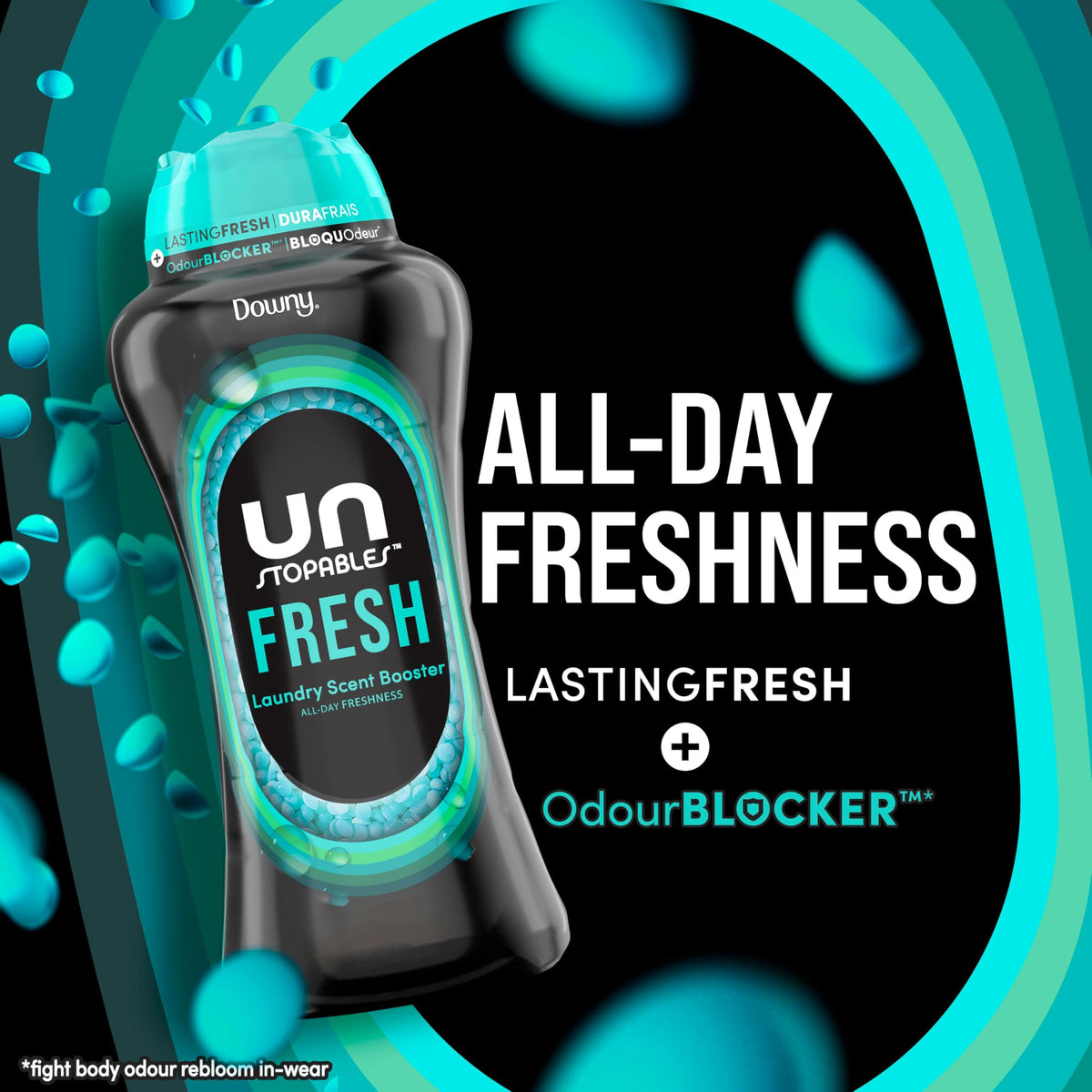 Downy Unstopables In Wash Scent Booster Beads, Fresh Scent, Laundry Beads for Odour Protection, 680 Grams 🍁 All In One Marketplace Canada