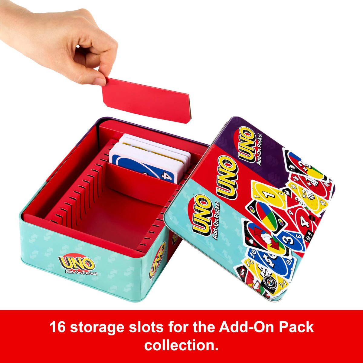 Mattel Games UNO Card Game with 2 Add On Packs with Storage Tin 🍁 All In One Marketplace Canada