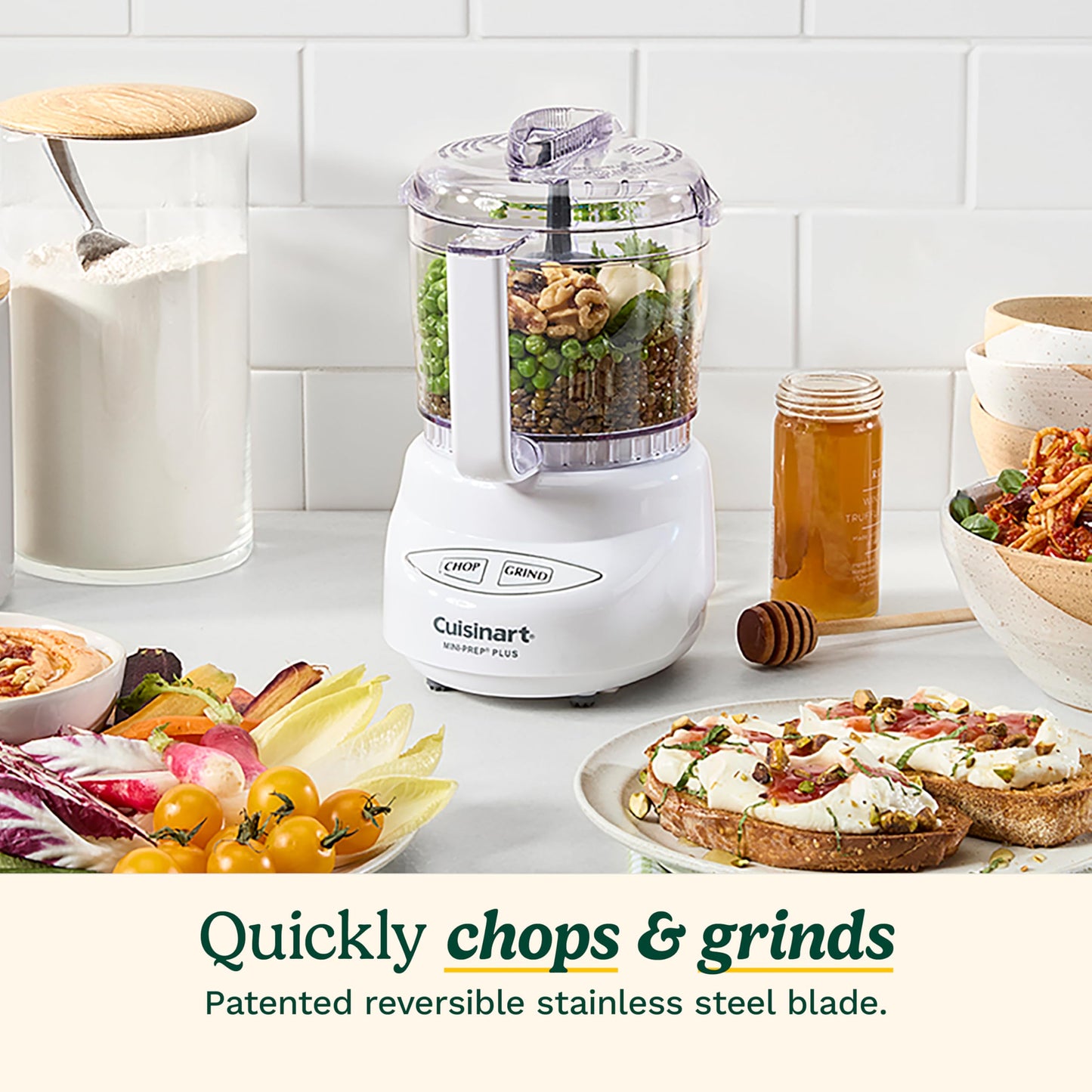 Cuisinart DLC-2AC Mini-Prep Plus Processor, White 🍁 All In One Marketplace Canada