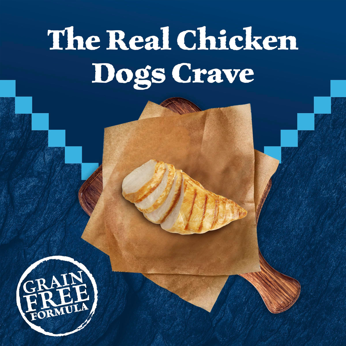 Blue Buffalo Wilderness High Protein Grain Free, Natural Adult Large Breed Dry Dog Food, Chicken 10.8kg Bag - 24 lb, Kibble 🍁 All In One Marketplace Canada