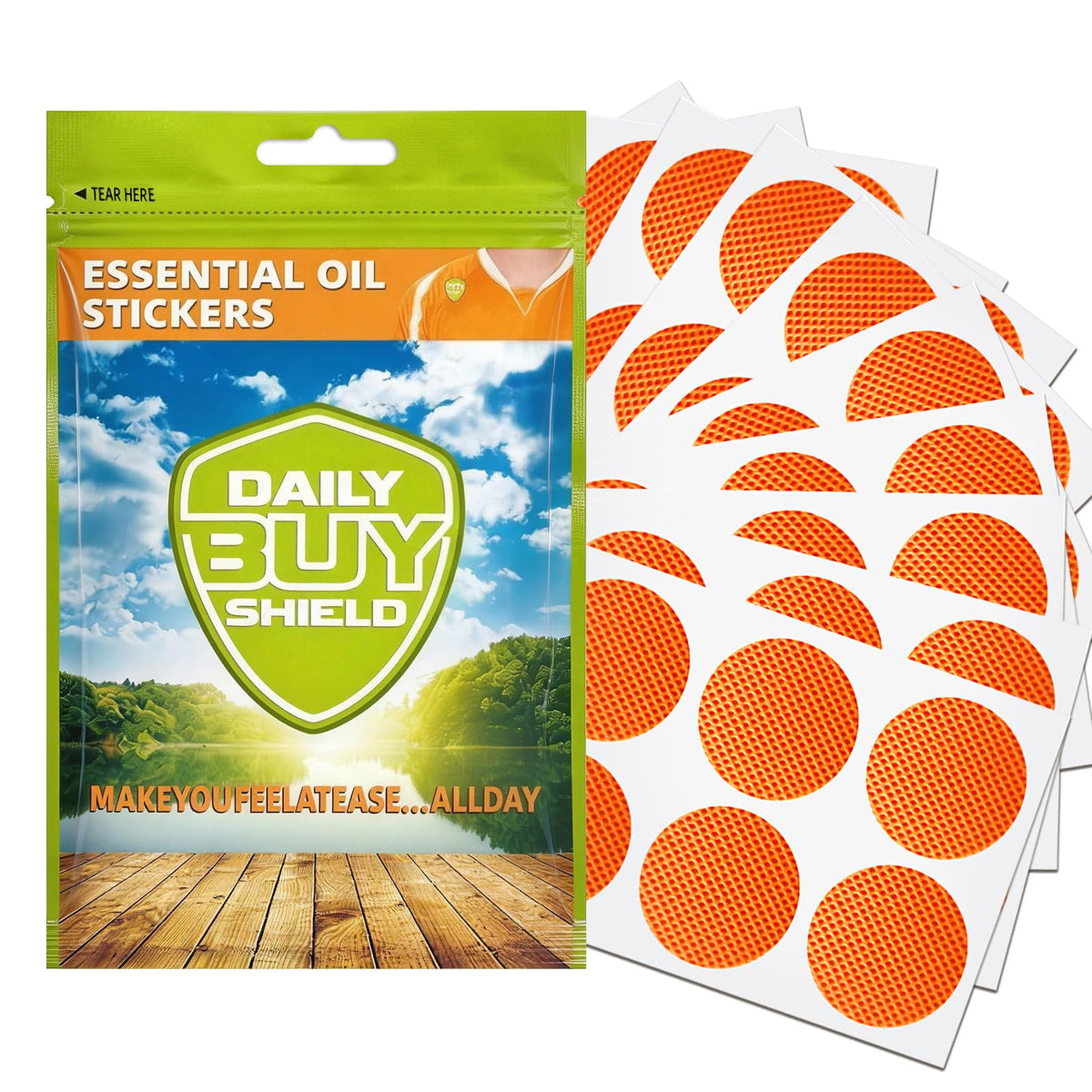 150 Count Natural Sticker Patch for Kids Adult Outdoor Indoor Travel Camping Hiking (Orange) 🍁 All In One Marketplace Canada