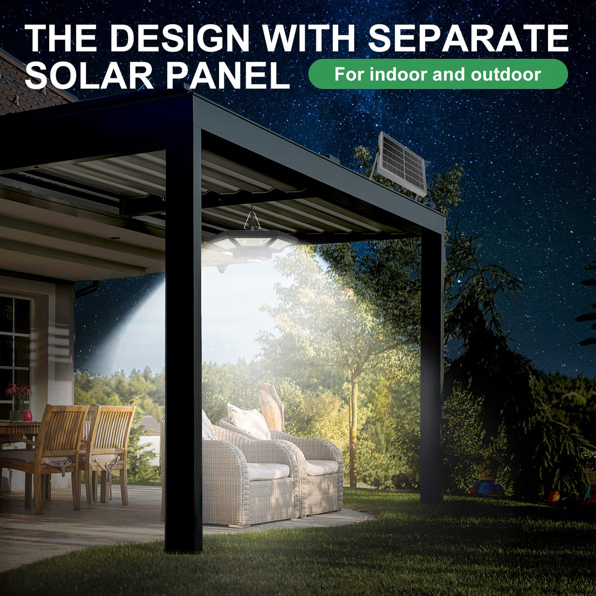 ICOFRU Solar Shed Lights Indoor Outdoor Motion Sensing 5 Lighting Modes 🍁 All In One Marketplace Canada