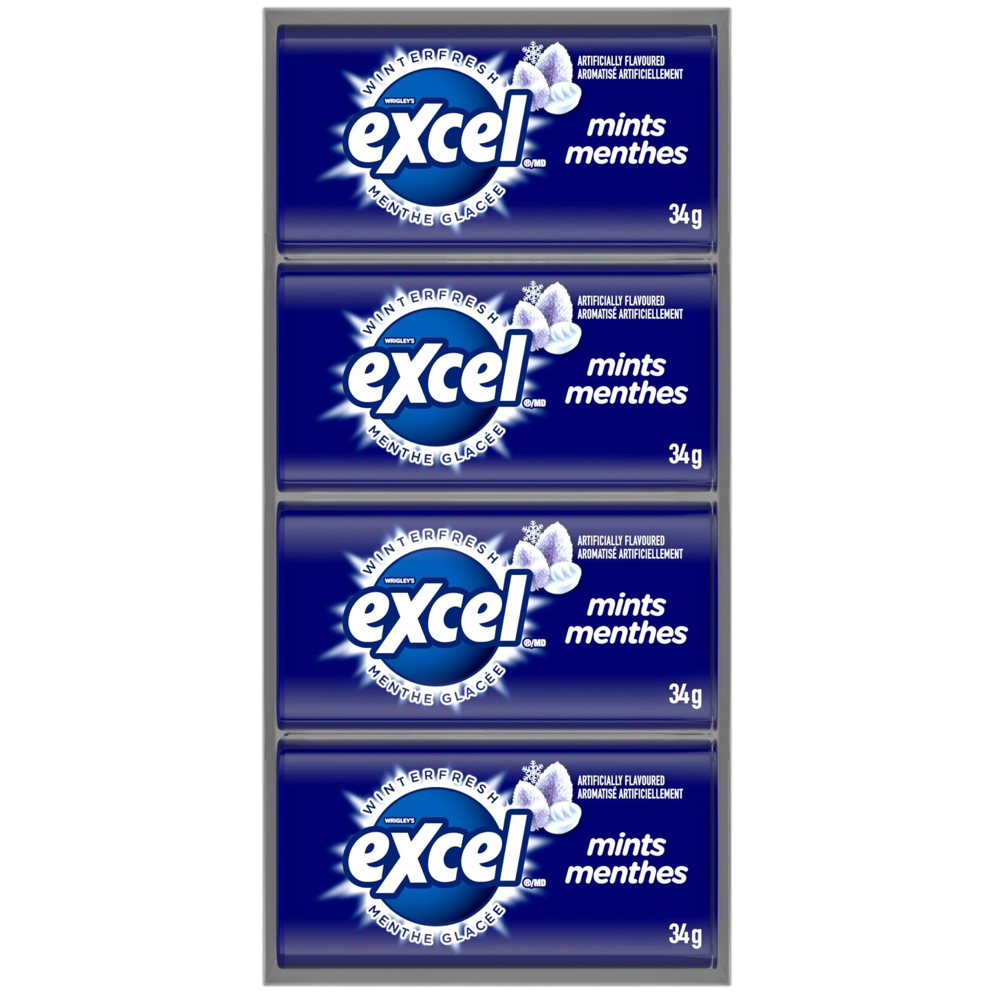 EXCEL, Winterfresh Flavoured Mints, 34g, Tin, 8 Packs 🍁 All In One Marketplace Canada