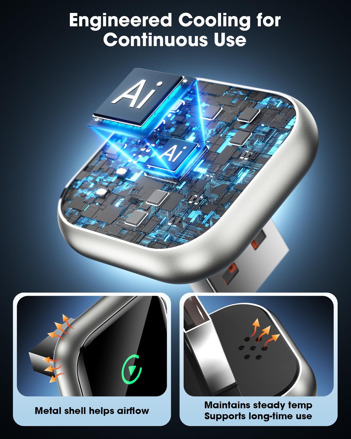 Wireless CarPlay Adapter 2025 Upgrades Wired CarPlay to Wireless, Seamless, Fast, Stable, Automatic Connection, Suitable for 2016 and Later Cars Apple's Car Play Adapter, Supports GPS 🍁 All In One Marketplace Canada