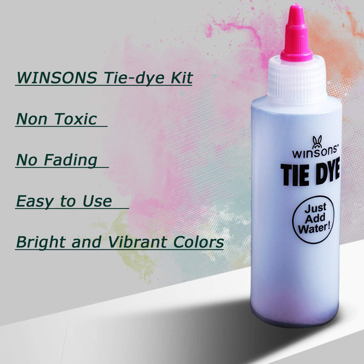 WINSONS Tie Dye Kit, 20 Colours Non Toxic Permanent Fabric Dye Art Set for Kids Women for Homemade Party Creative Group Activities DIY Gift 🍁 All In One Marketplace Canada