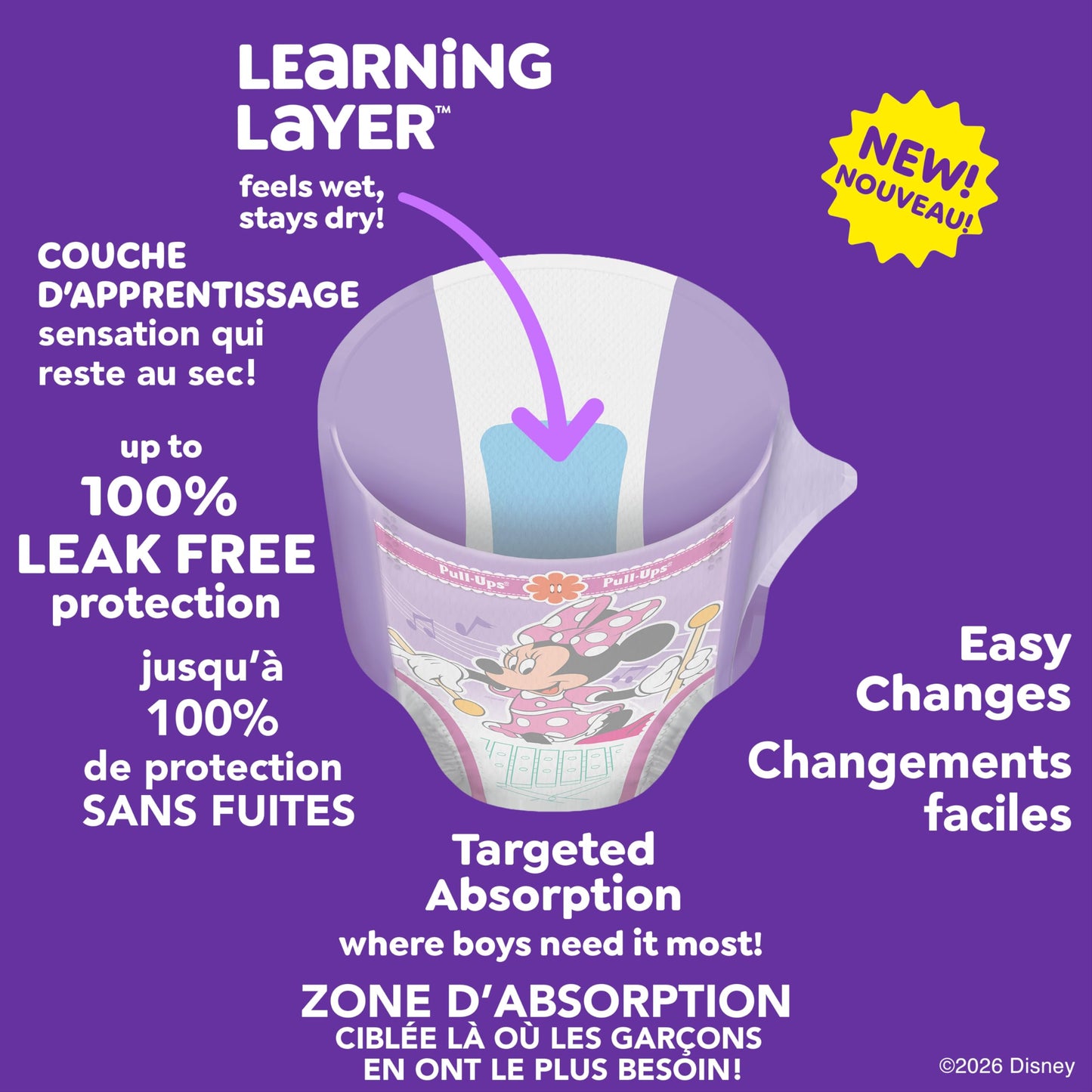 Pull-Ups Girls' Potty Training Pants, 2T-3T (16-34 lbs), 124 Count 🍁 All In One Marketplace Canada