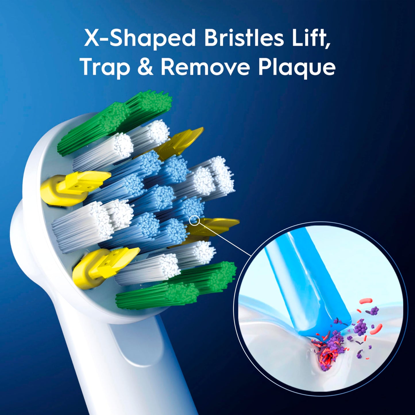 Oral-B FlossAction XFilaments Electric Toothbrush Replacement Brush Heads Refill, white (3 count) 🍁 All In One Marketplace Canada