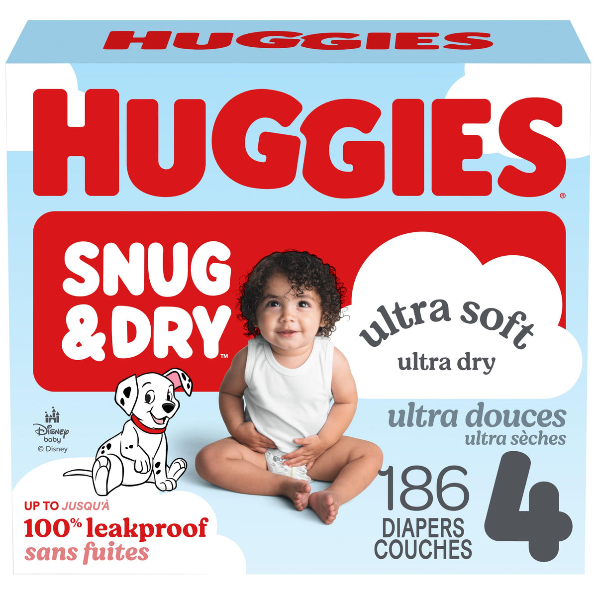 Huggies Size 4 Diapers, Snug & Dry Baby Diapers, Size 4 (20-32 lbs), 186 Count (6 Packs of 31), Packaging May Vary 🍁 All In One Marketplace Canada