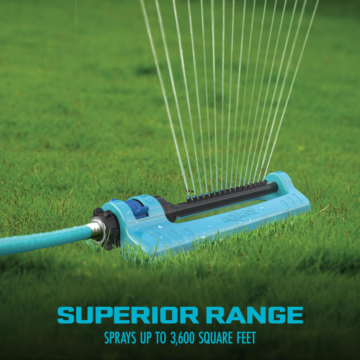 Aqua Joe SJI-OMS16 Indestructible Metal Base Oscillating Sprinkler with Adjustable Spray 🍁 All In One Marketplace Canada