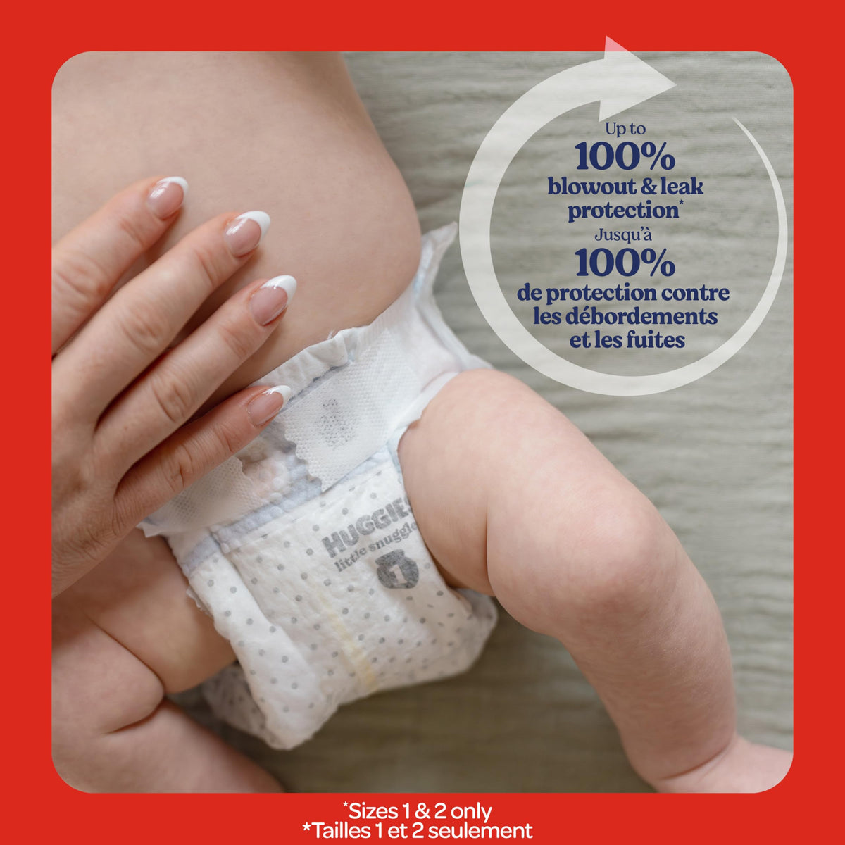 HUGGIES Diapers Size 1 - Huggies Little Snugglers Disposable Baby HUGGIES Diapers, 96ct, Giga Pack 🍁 All In One Marketplace Canada