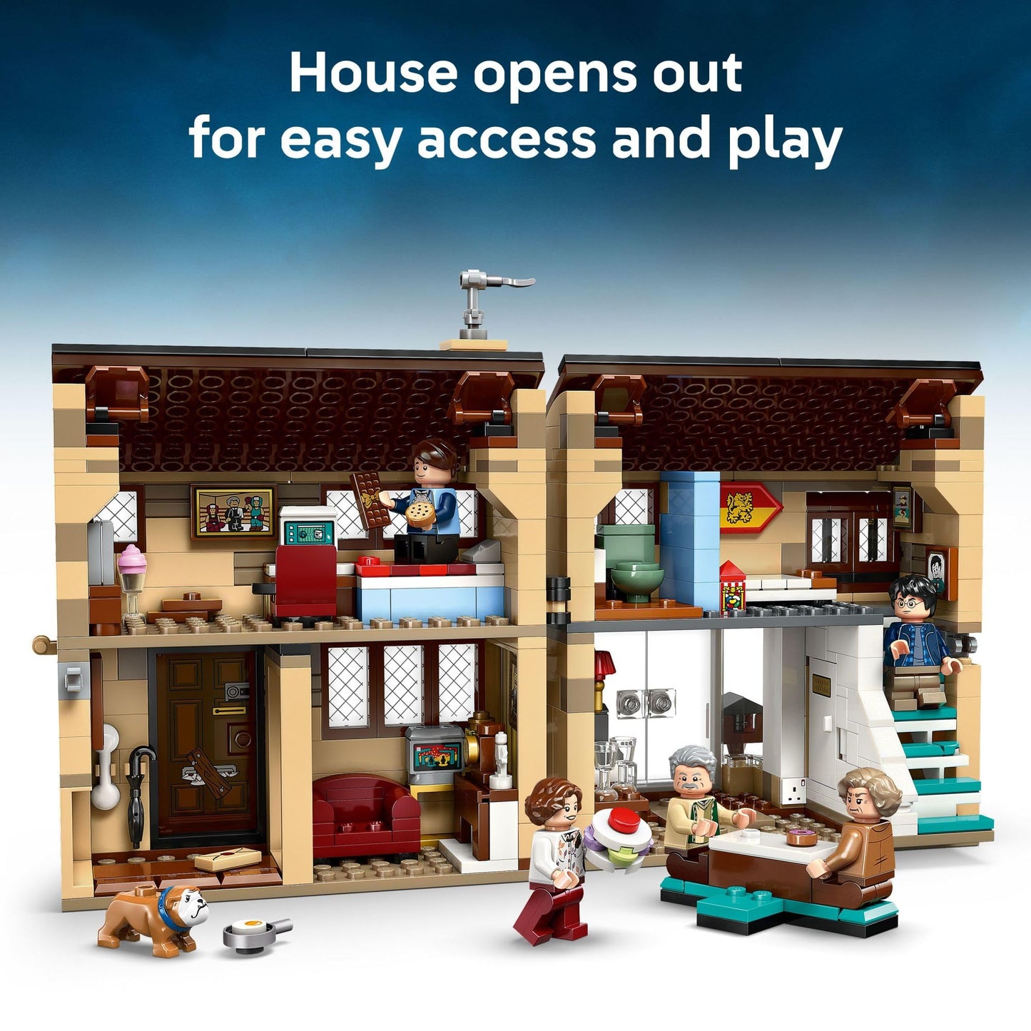 LEGO Harry Potter Privet Drive: Aunt Marge’s Visit Kids Toy - Buildable Book Nook and Room Decor for Boys and Girls, Ages 8+ - Collectible Harry Potter Minifigure - Birthday Gift Idea -76451 🍁 All In One Marketplace Canada