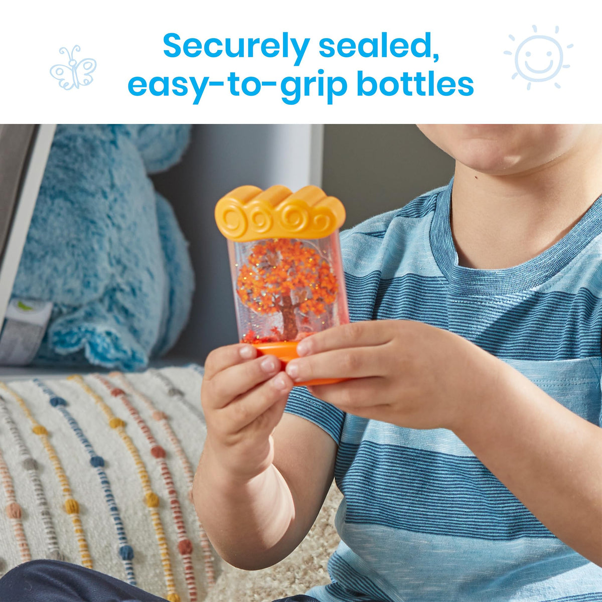 hand2mind Changing Seasons Sensory Tubes, Quiet Fidget Toys for Kids 3-5, Toddler Science Toys, Weather Toys, Calming Toys for Kids, Calm Down Corner Supplies, Preschool Classroom Must Haves 🍁 All In One Marketplace Canada