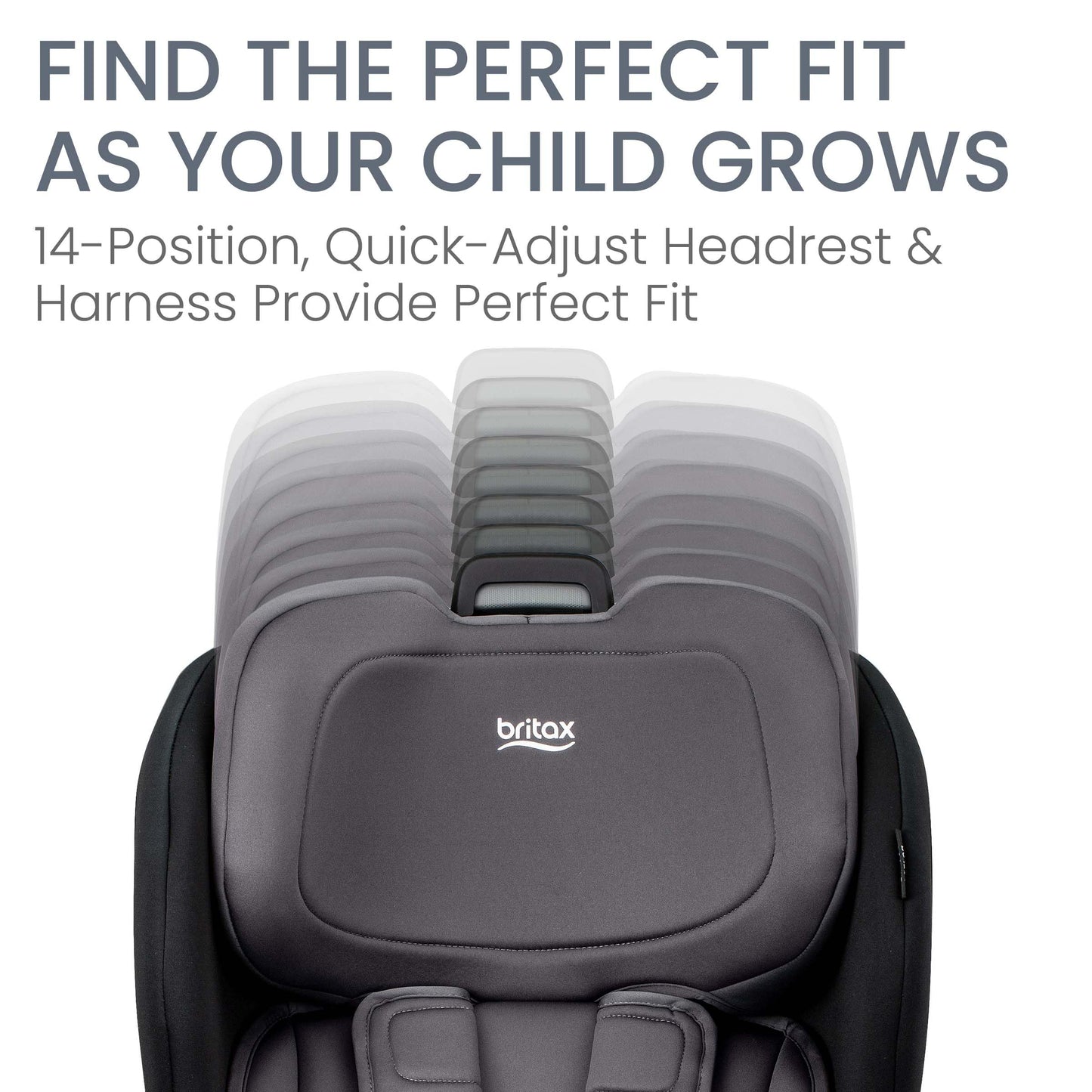 Britax Poplar Convertible Car Seat, Slim 17" Design — Stone Onyx 🍁 All In One Marketplace Canada
