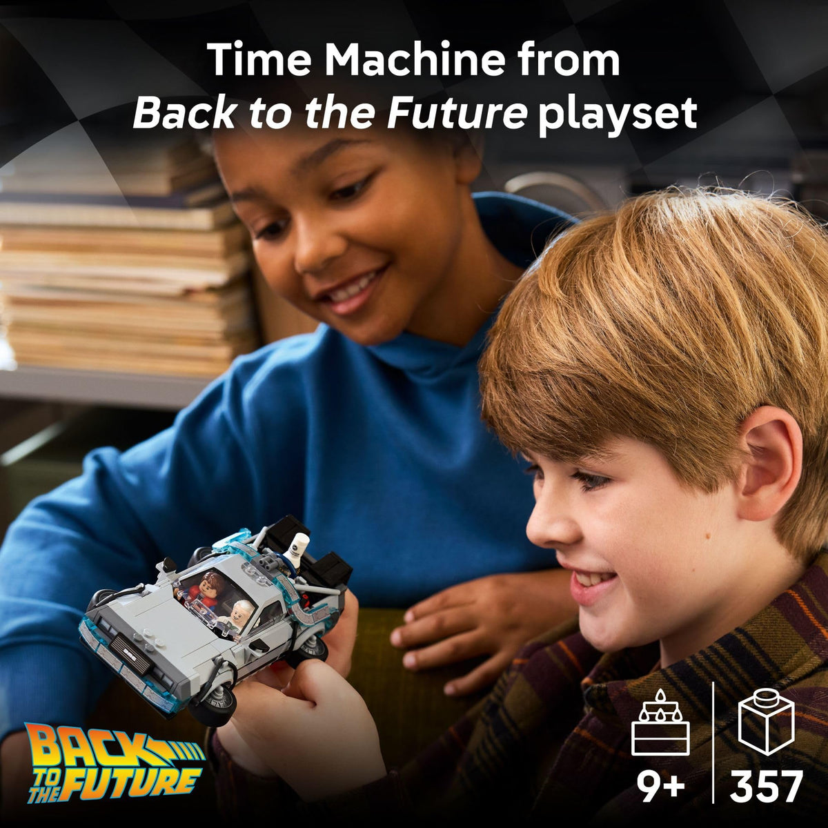 LEGO Speed Champions Time Machine from Back to The Future Building Toy for Kids - Pretend Play & Display Car Toy W/2 Build Modes for Boys & Girls, Ages 9+ - Gift Ideas for Birthdays & Fans - 77256 🍁 All In One Marketplace Canada