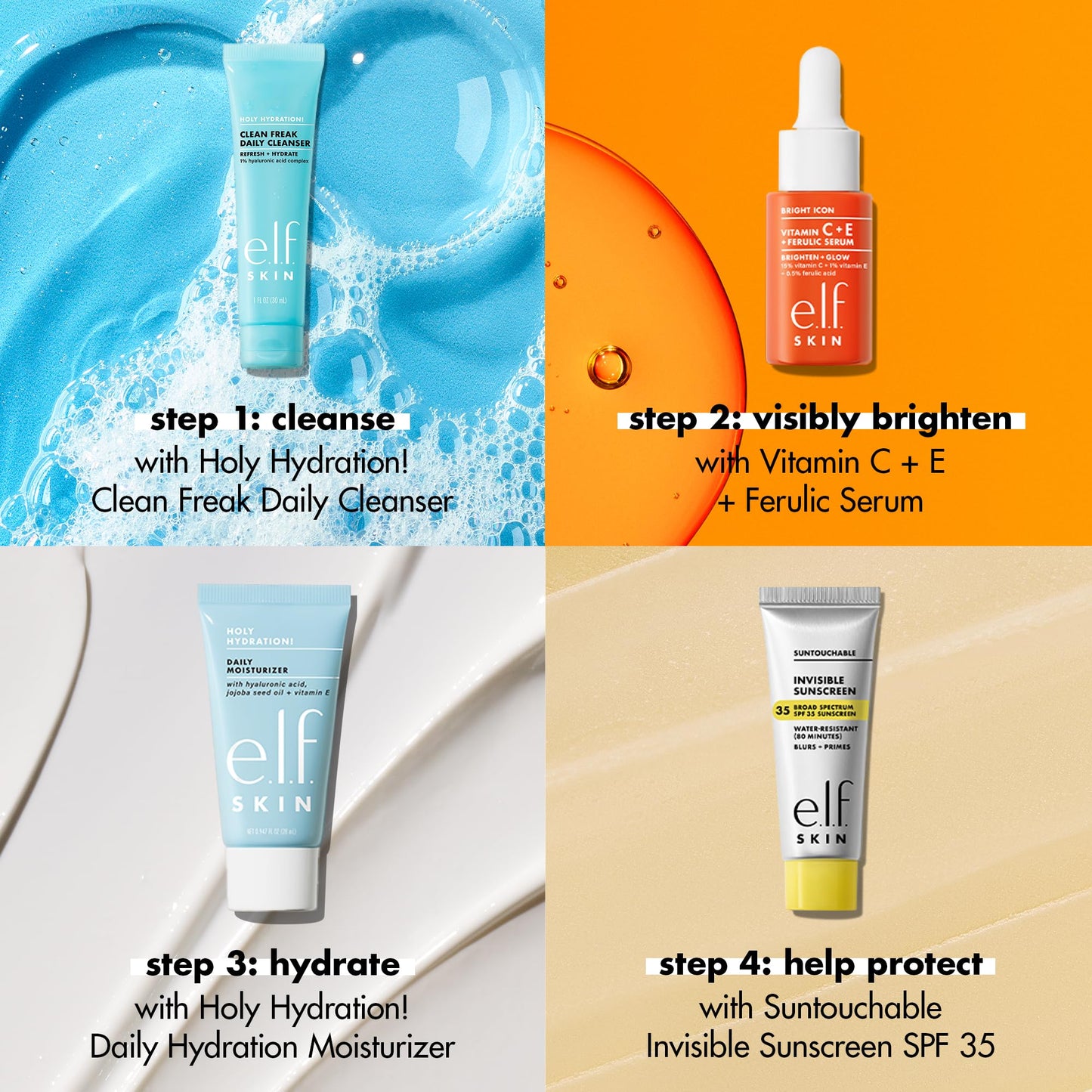 e.l.f. SKIN Wake the e.l.f. Up Skincare Kit 🍁 All In One Marketplace Canada