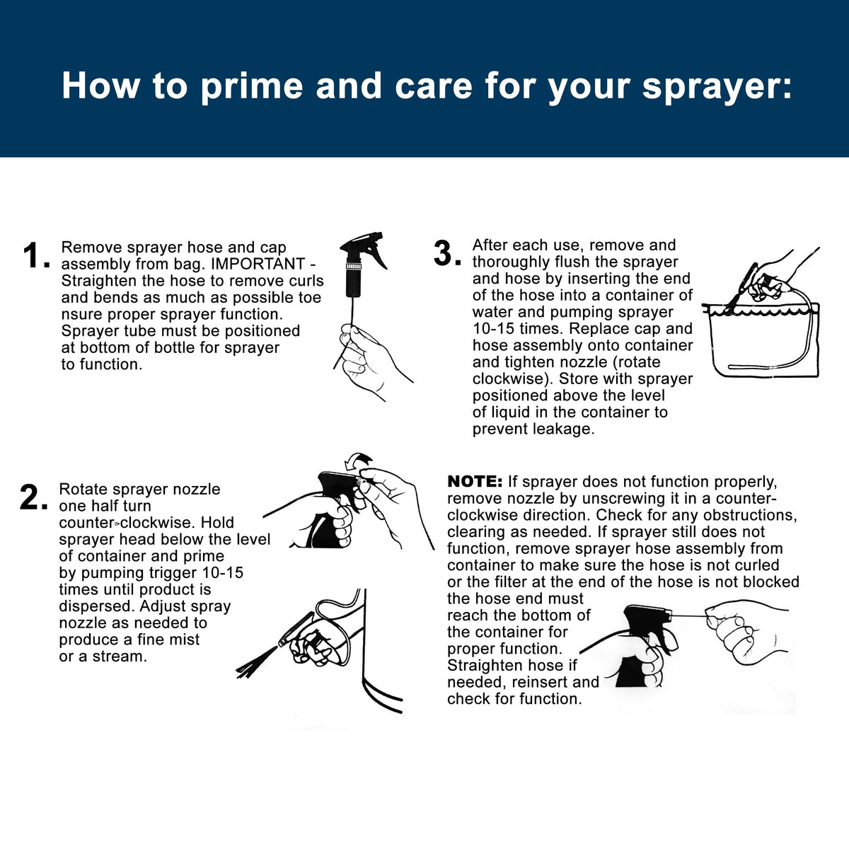 CLEARNEXT 36" Remote Trigger Sprayer with 38-400 Cap | Compatible with OnGuard's Pro-Perm Insect Killer, P-22-RTU and Liquid Animal Repellent 3.78L Jug 🍁 All In One Marketplace Canada
