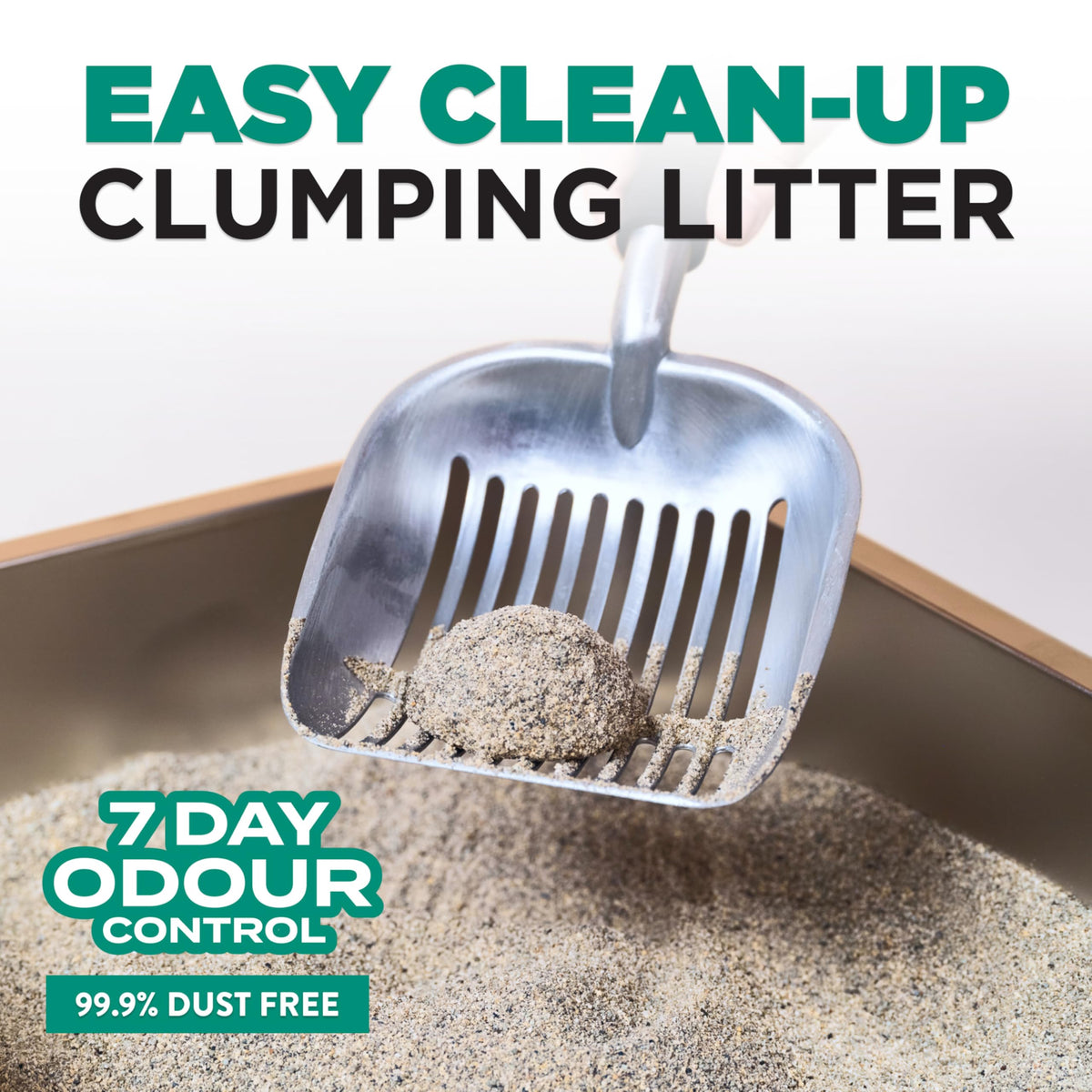 Arm & Hammer Clump & Seal Slide Clay Cat Litter, Non-Stop Odour Control, 12.7kg, 7 Days of Odour Control, Dust Free, Clumping Litter (Pack of 1) 🍁 All In One Marketplace Canada