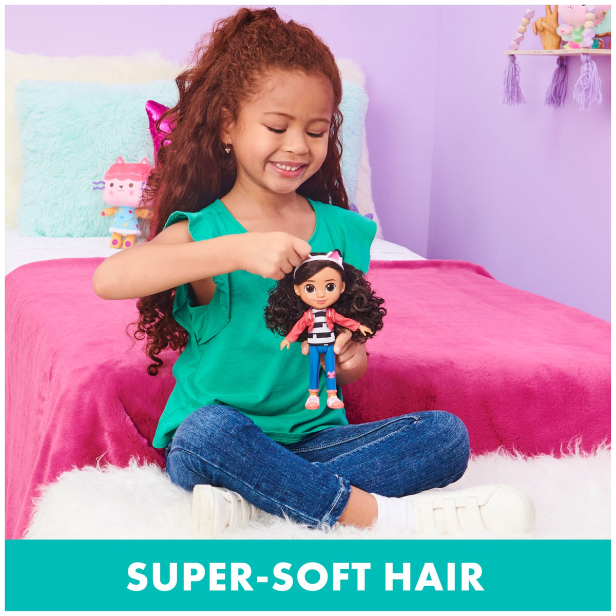 Gabby’s Dollhouse, 8-inch Gabby Girl Doll, Kids Toys for Ages 3 and up 🍁 All In One Marketplace Canada