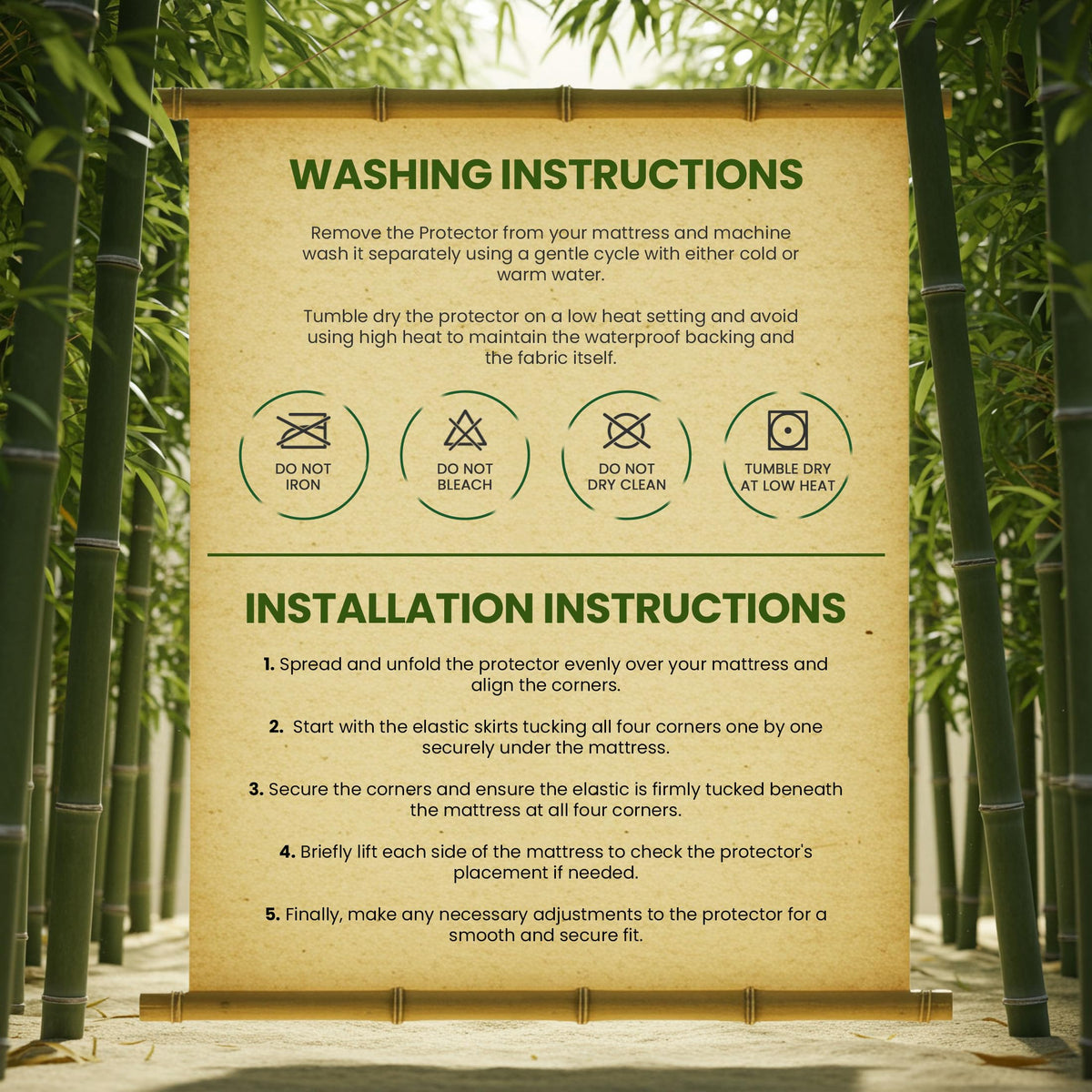 Utopia Bedding Waterproof Mattress Protector Full/Double Size, Bamboo Viscose Mattress Cover 200 GSM, Fits 15 Inches Deep, Breathable, Fitted Style with Stretchable Pockets 🍁 All In One Marketplace Canada