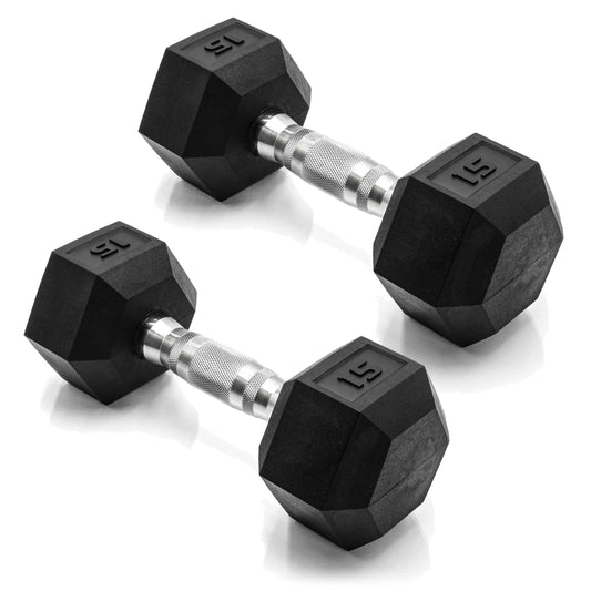 CAP Barbell 15 LB Pair Coated Hex Dumbbell Weight 🍁 All In One Marketplace Canada